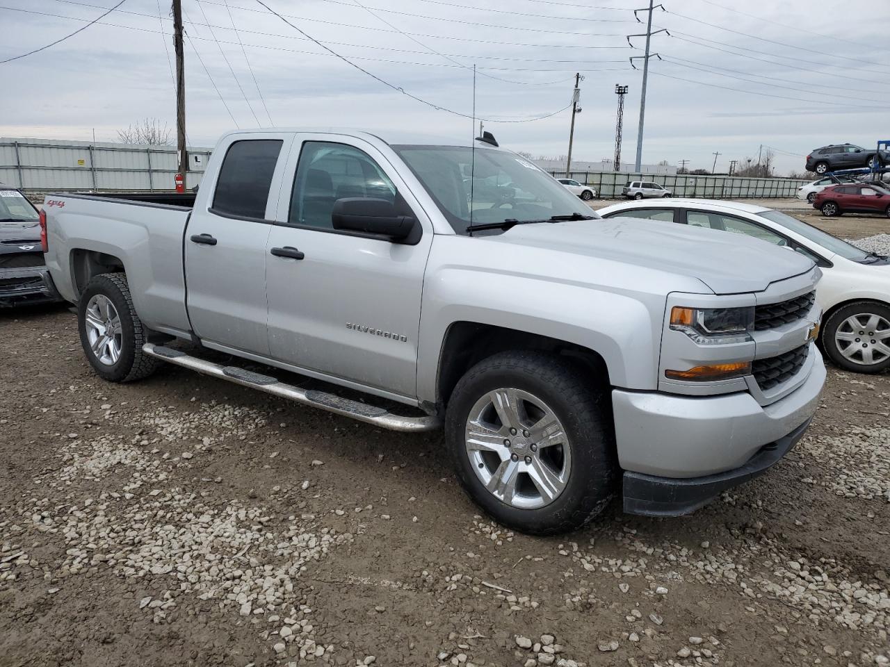 2018 Chevrolet Silverado VIN 1GCVKPEH9JZ260062 Copart auction photo, side / rear end damage thumbnail 4