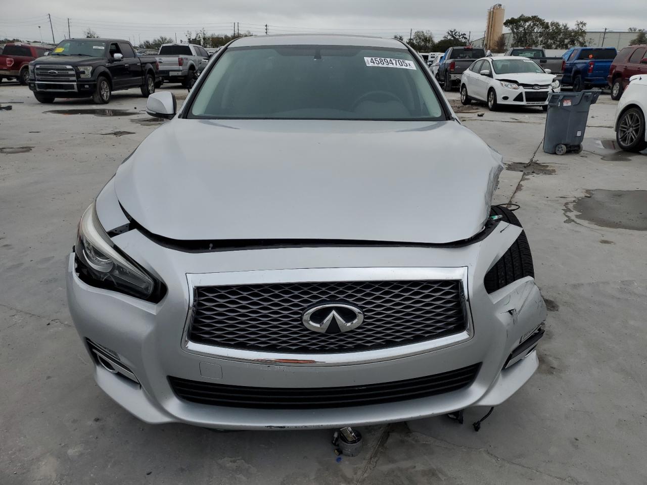 2015 Infiniti Q50 VIN JN1BV7AP2FM358557 Copart auction photo, front end damage thumbnail 5
