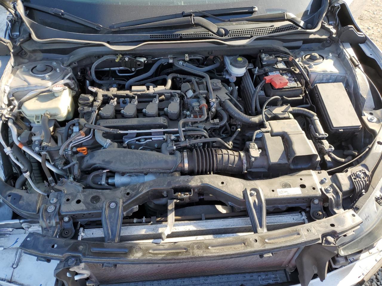 2021 Honda Civic VIN 19XFC1F39ME205502 Copart auction photo, front end damage thumbnail 11