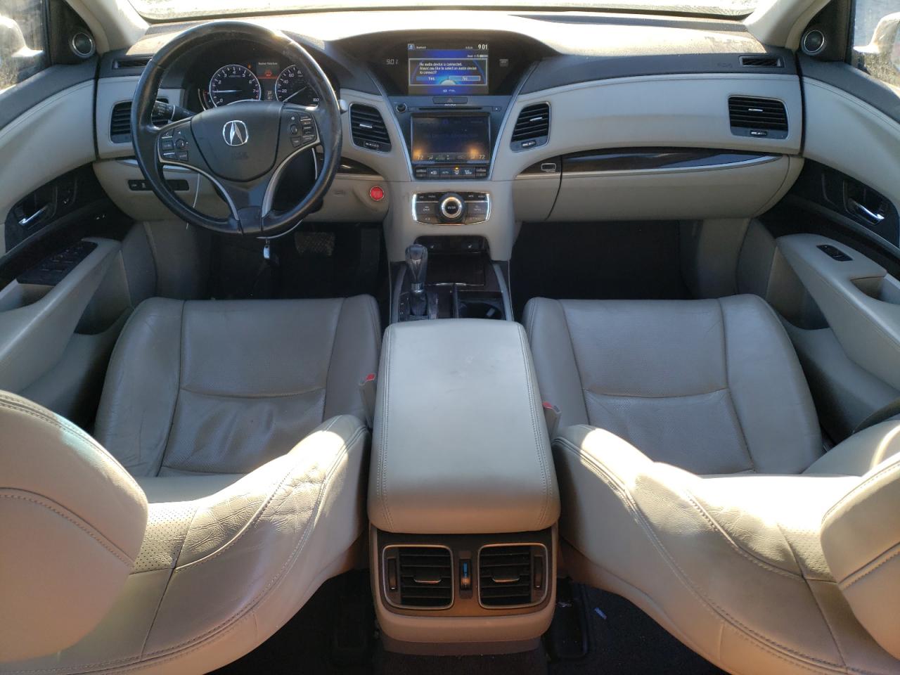 2014 Acura RLX VIN JH4KC1F53EC007201 Copart auction photo, front end / undercarriage damage thumbnail 8