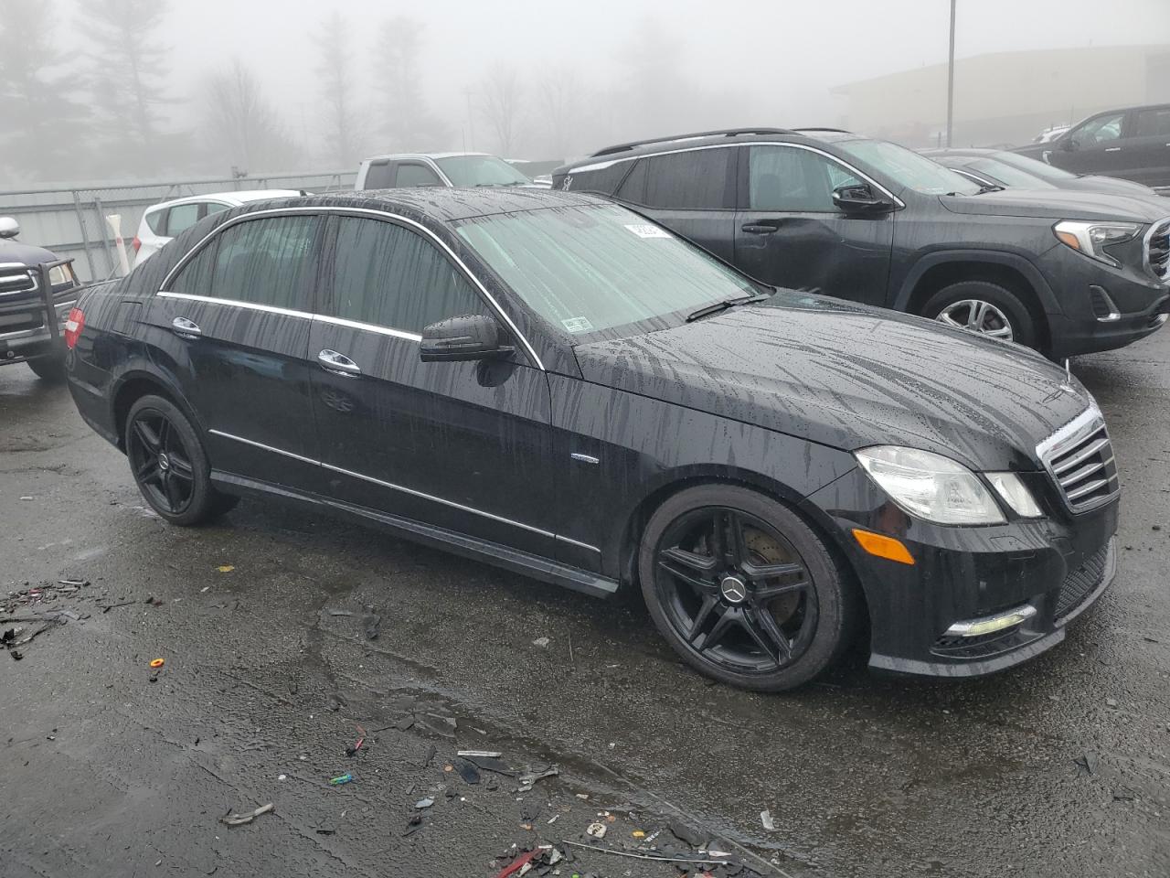 2012 Mercedes-Benz E-klasse VIN WDDHF8JBXCA603848 Copart auction photo, front end damage thumbnail 4