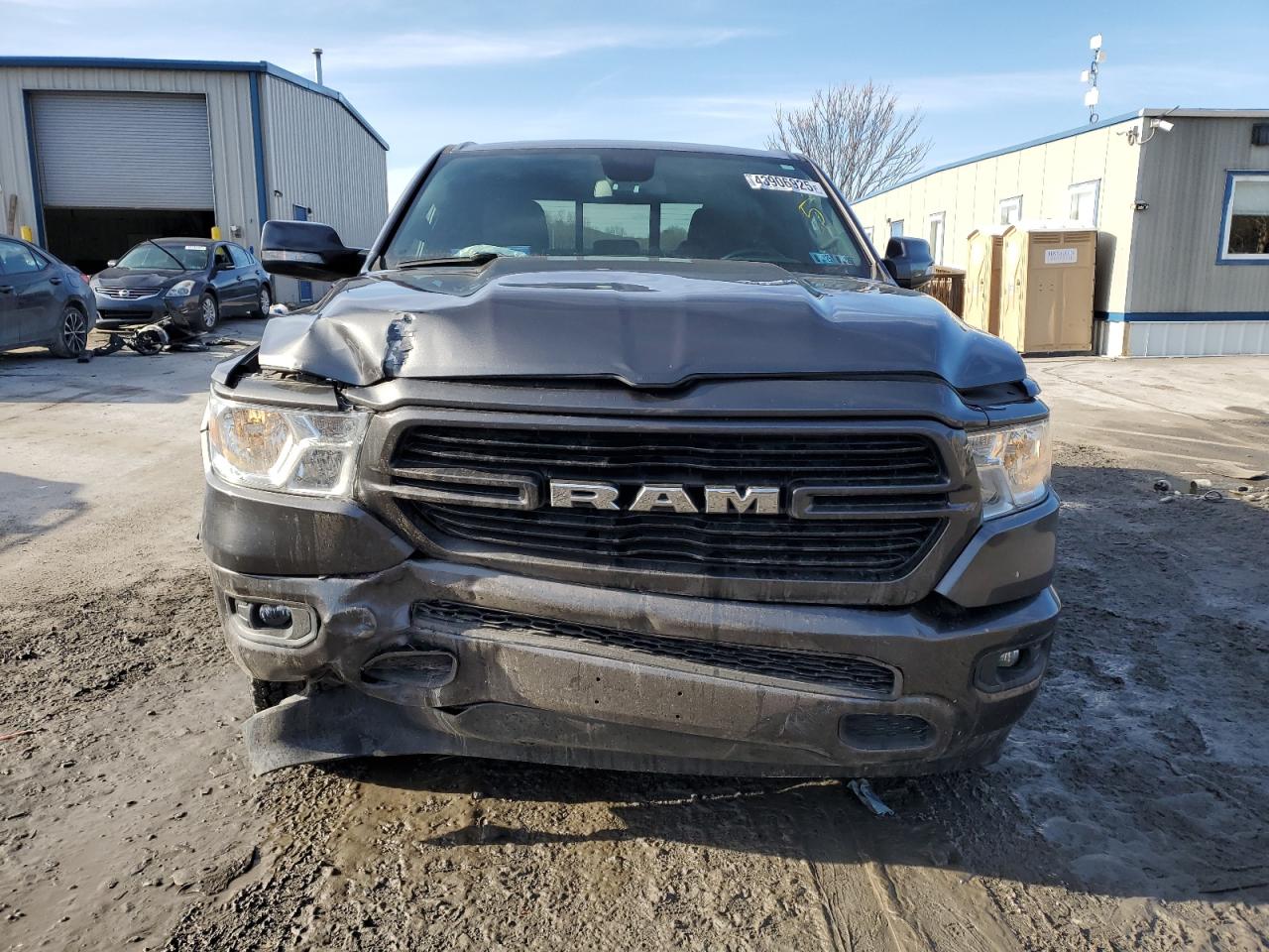 2019 RAM 1500 VIN 1C6SRFBTXKN580721 Copart auction photo, front end / side damage thumbnail 5