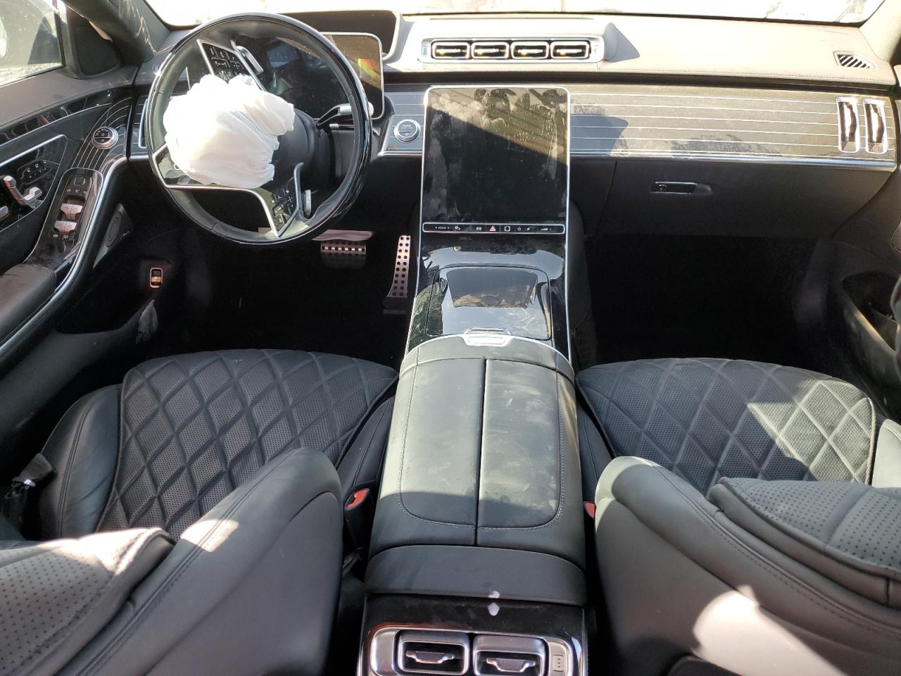2021 Mercedes-Benz S-klasse VIN W1K6G7GB7MA057808 Copart auction photo, front end / rear end damage thumbnail 8
