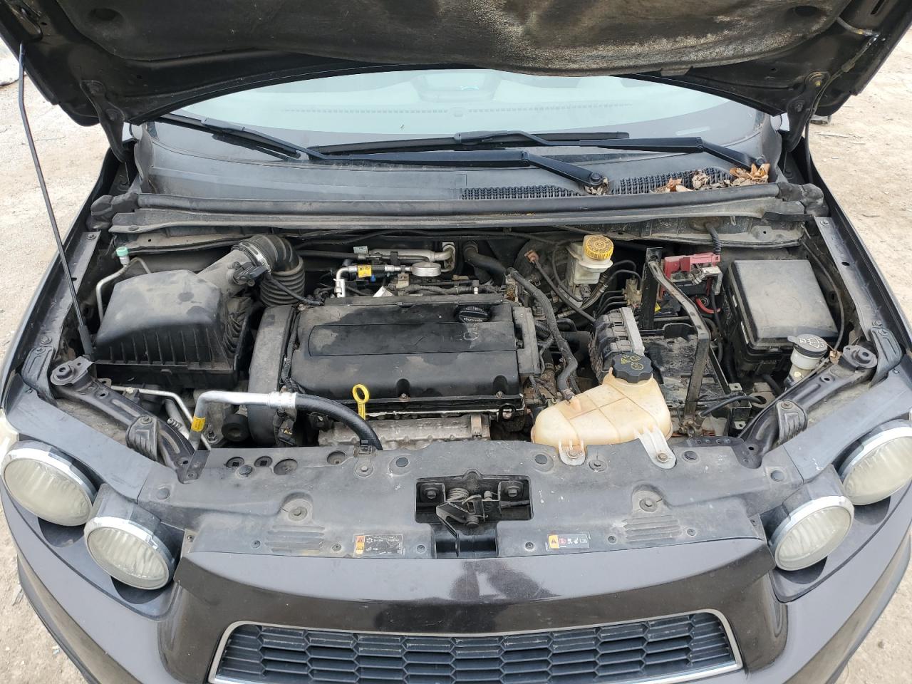 2014 Chevrolet Sonic VIN 1G1JC5SH6E4242375 Copart auction photo, side / rear end damage thumbnail 11