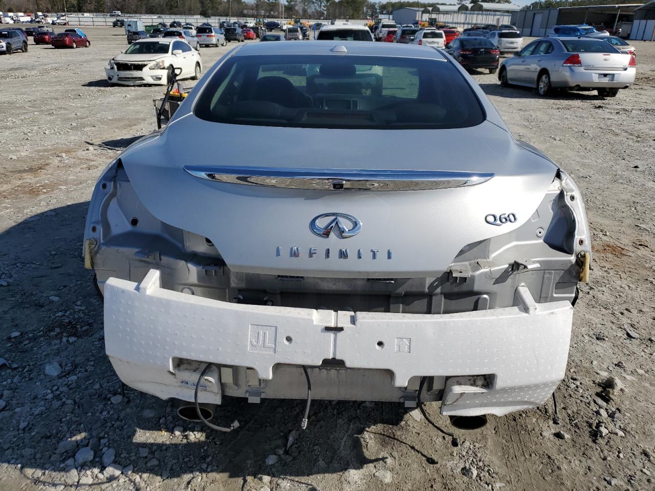 2014 Infiniti Q60 VIN JN1CV6EK7EM112065 Copart auction photo, rear end / side damage thumbnail 6