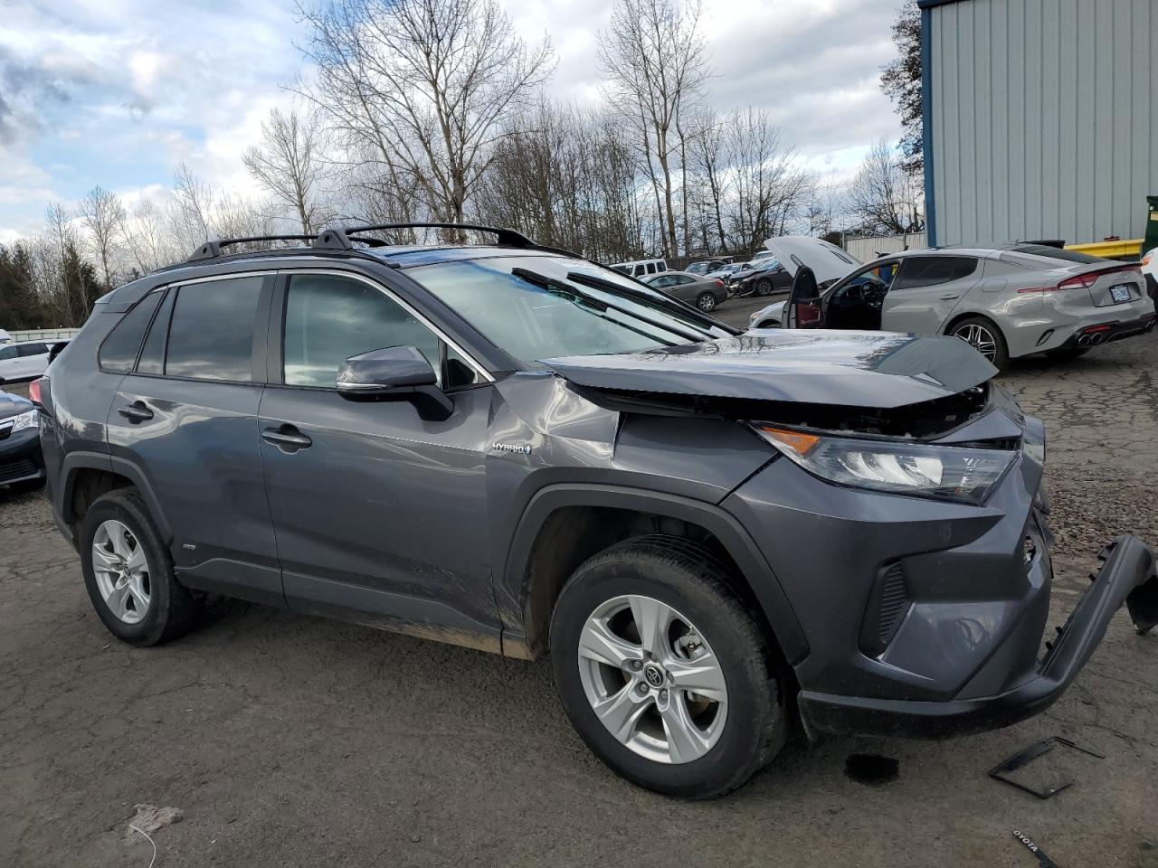 2021 Toyota RAV 4 VIN 4T3MWRFV7MU048703 Copart auction photo, front end damage thumbnail 4