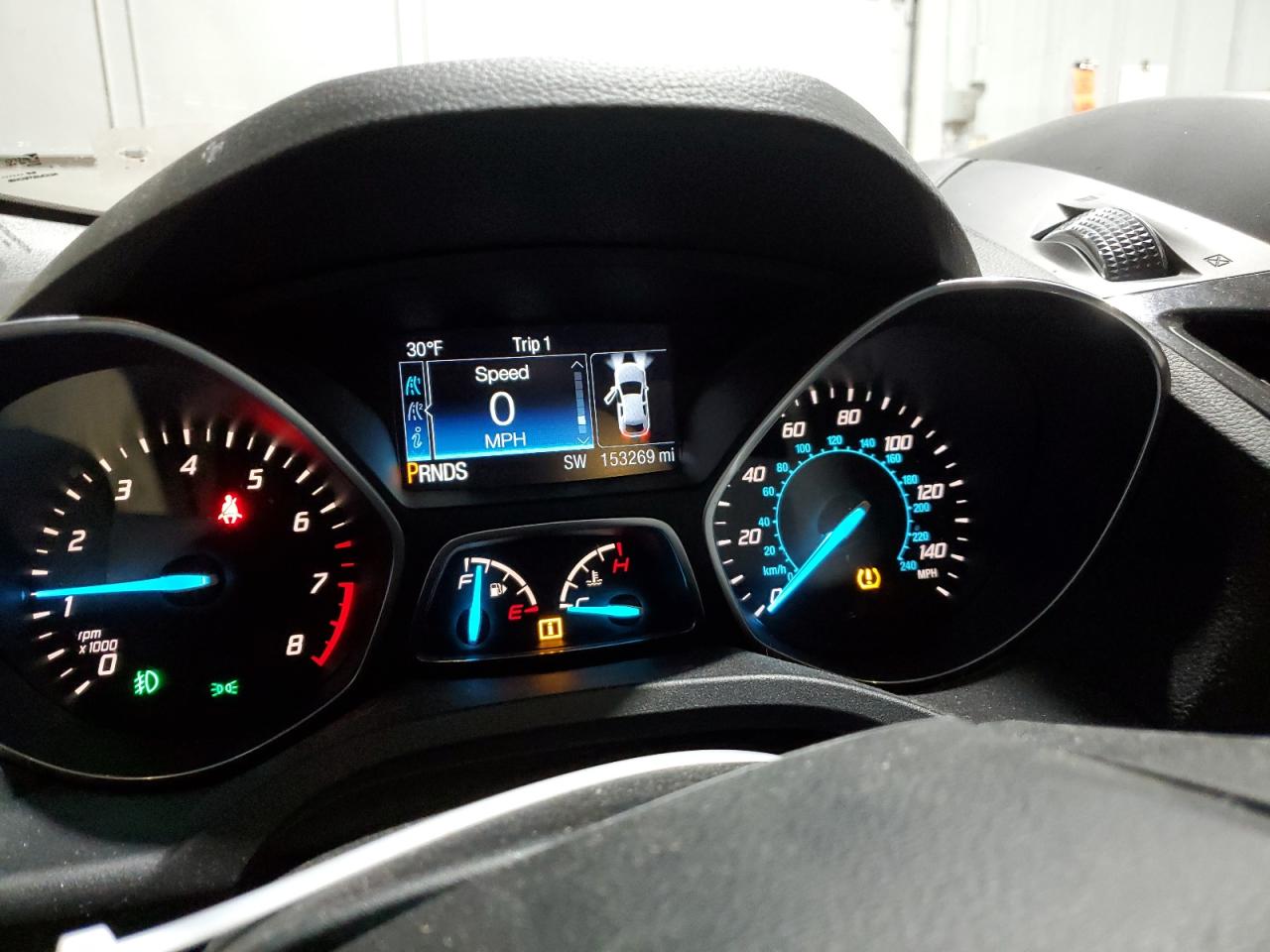 2014 Ford Escape VIN 1FMCU9J96EUD12757 Copart auction photo, front end / side damage thumbnail 9