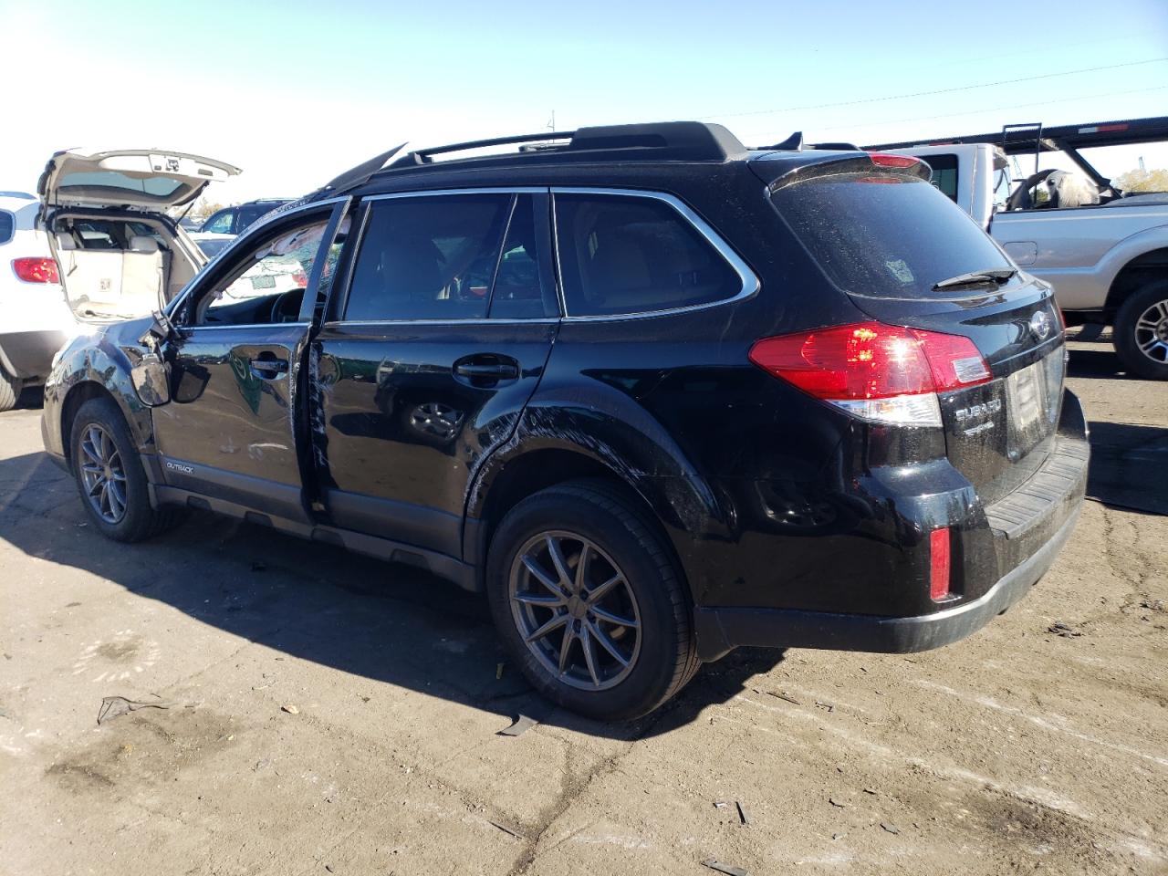 2013 Subaru Outback VIN 4S4BRCKC9D3260419 Copart auction photo, rollover / hail damage thumbnail 2