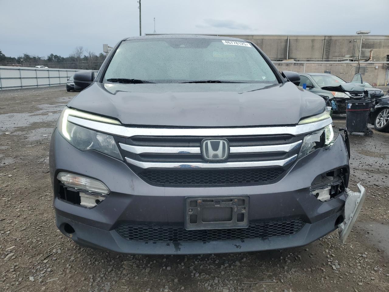 2018 Honda Pilot VIN 5FNYF6H60JB018496 Copart auction photo, front end / side damage thumbnail 5