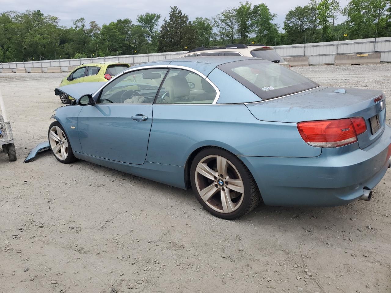 2008 BMW 3er VIN WBAWL73578PX57544 Copart auction photo, all over damage thumbnail 2