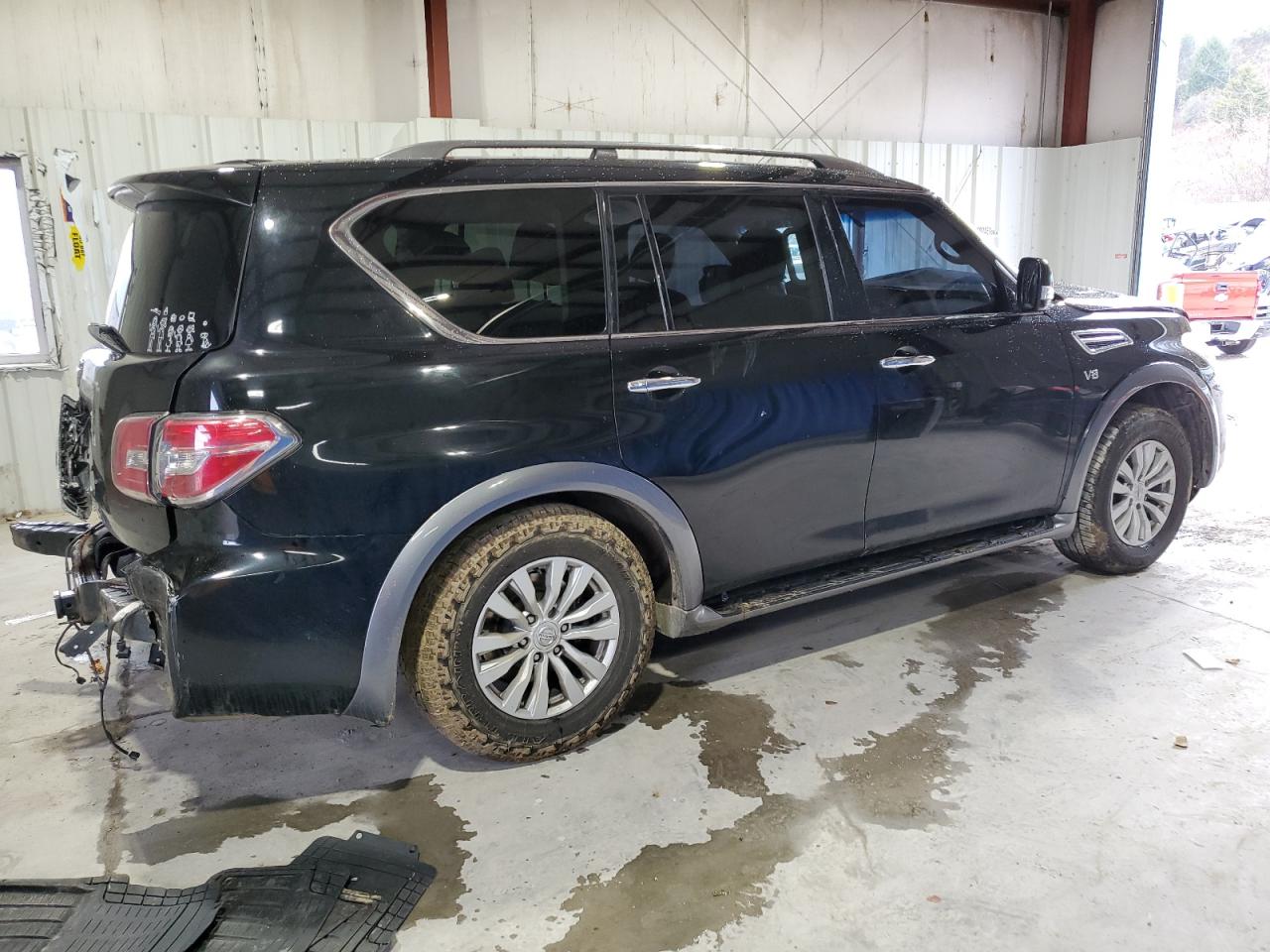 2017 Nissan Armada VIN JN8AY2NC6H9506195 Copart auction photo, all over damage thumbnail 3