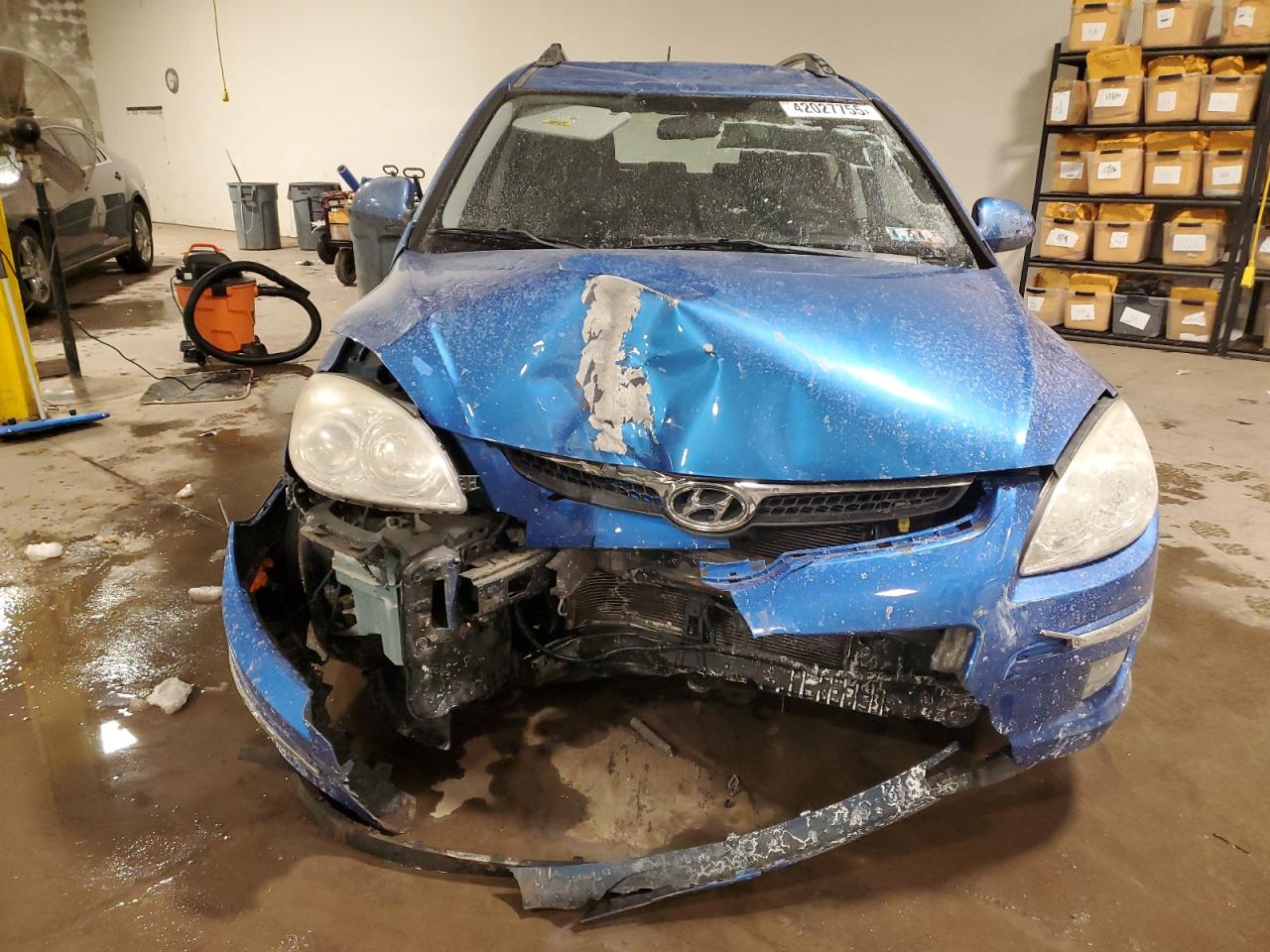 2010 Hyundai Elantra VIN KMHDC8AE2AU052950 Copart auction photo, front end / top/roof damage thumbnail 5