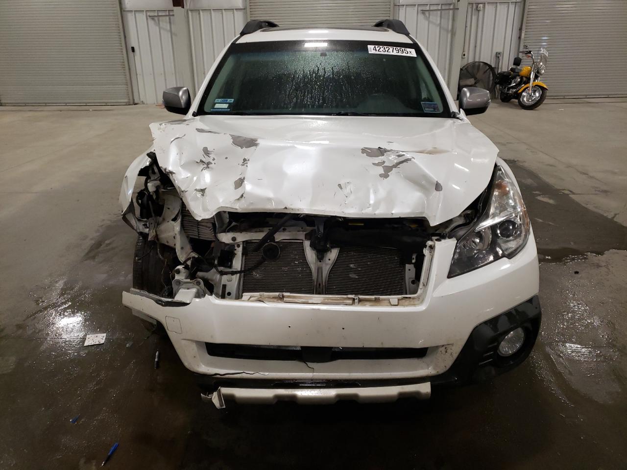 2013 Subaru Outback VIN 4S4BRBSCXD3313493 Copart auction photo, front end damage thumbnail 5
