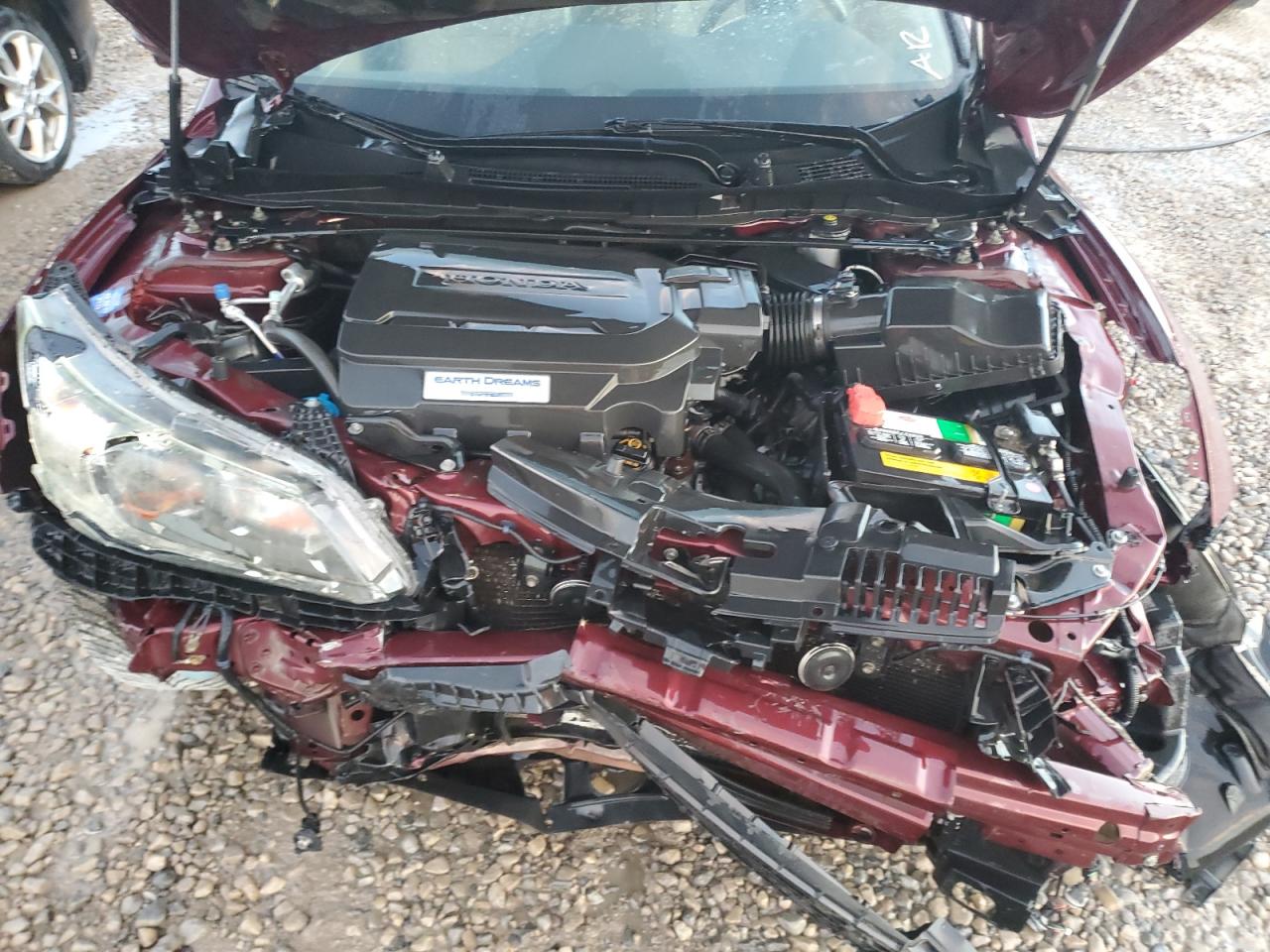 2013 Honda Accord VIN 1HGCR3F88DA012416 Copart auction photo, side / front end damage thumbnail 11