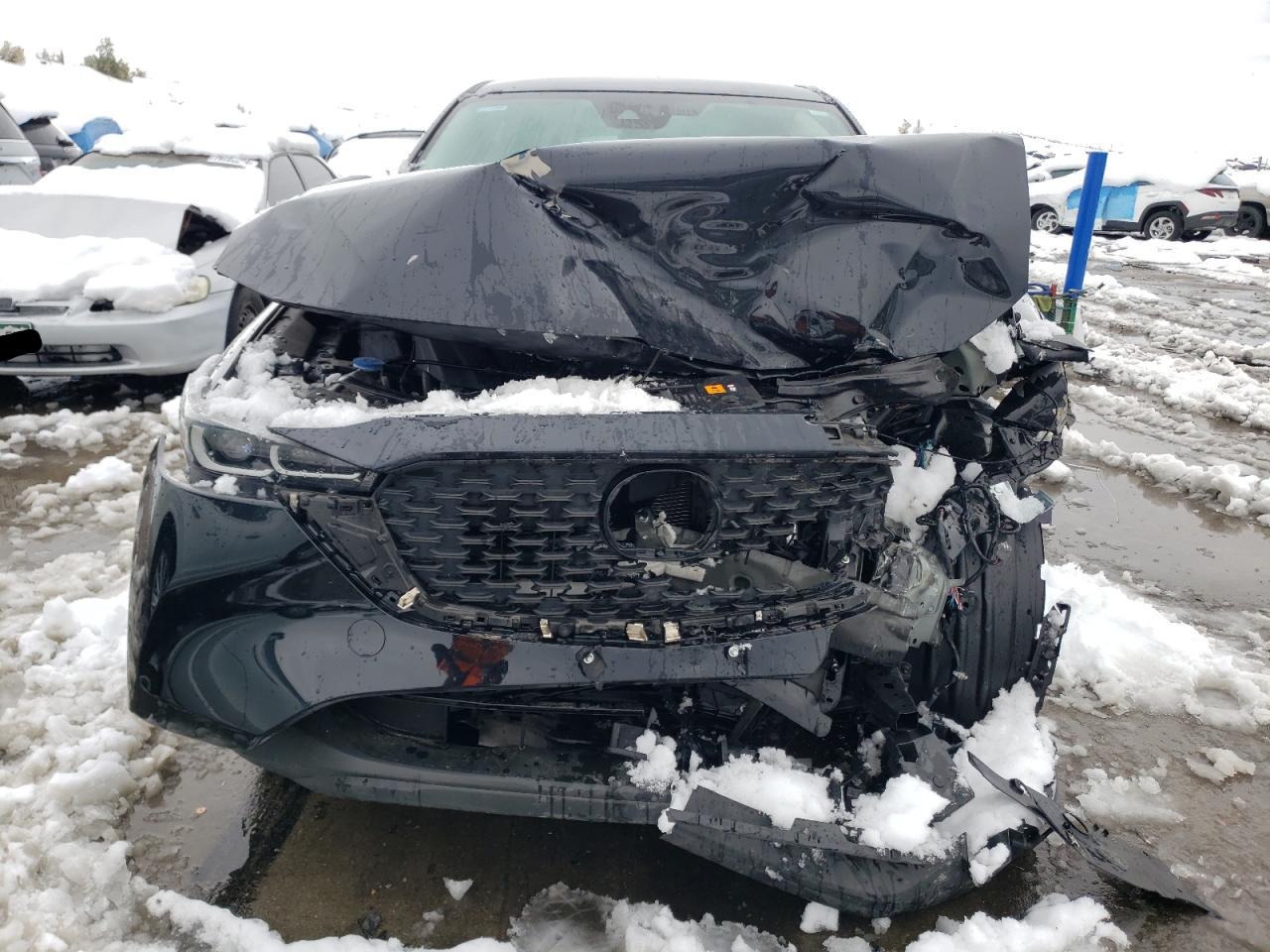 2023 Mazda CX-5 VIN JM3KFBAM9P0152137 Copart auction photo, front end / rear end damage thumbnail 5