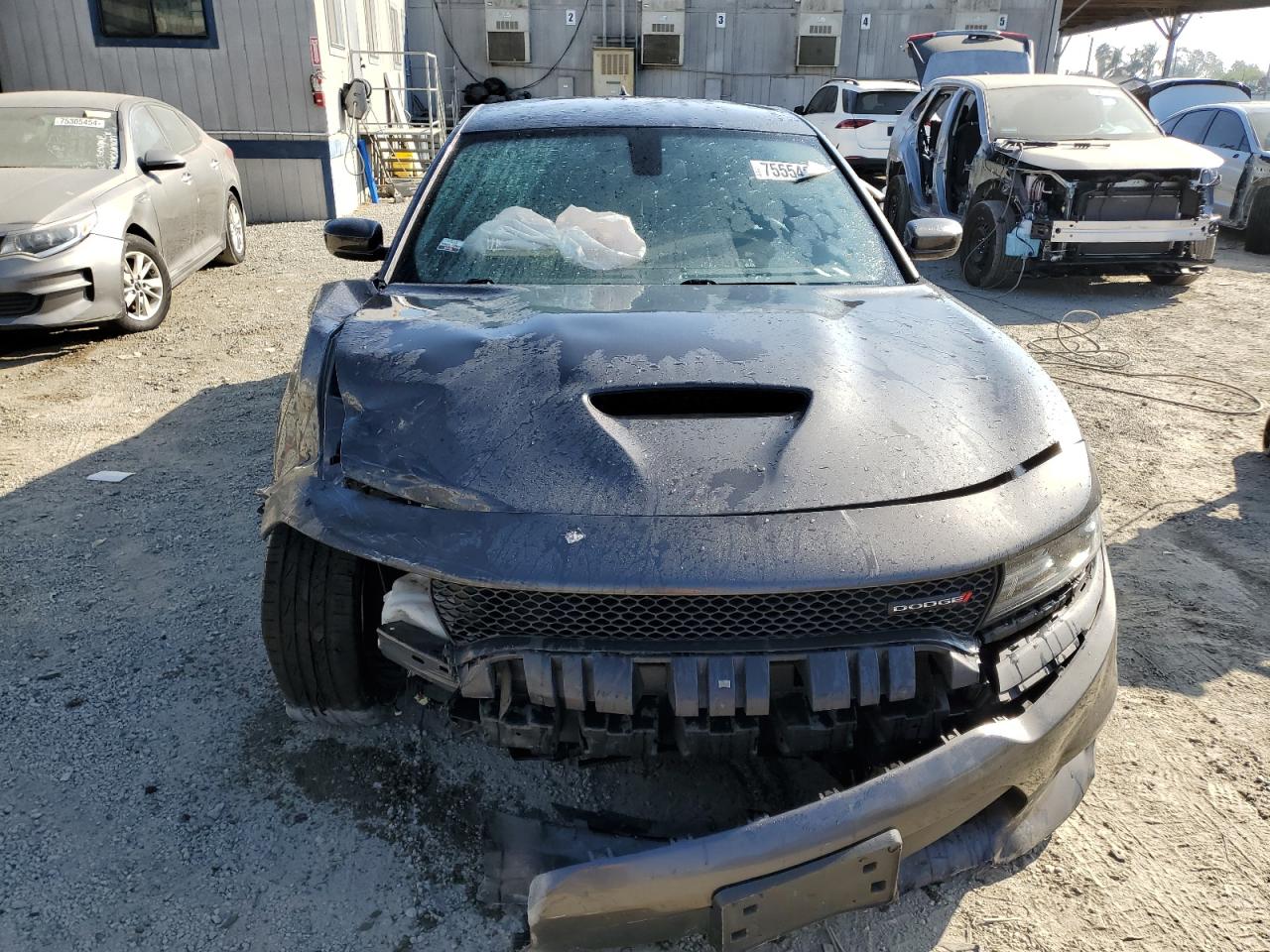 2019 Dodge Charger VIN 2C3CDXHG9KH673660 Copart auction photo, front end damage thumbnail 5