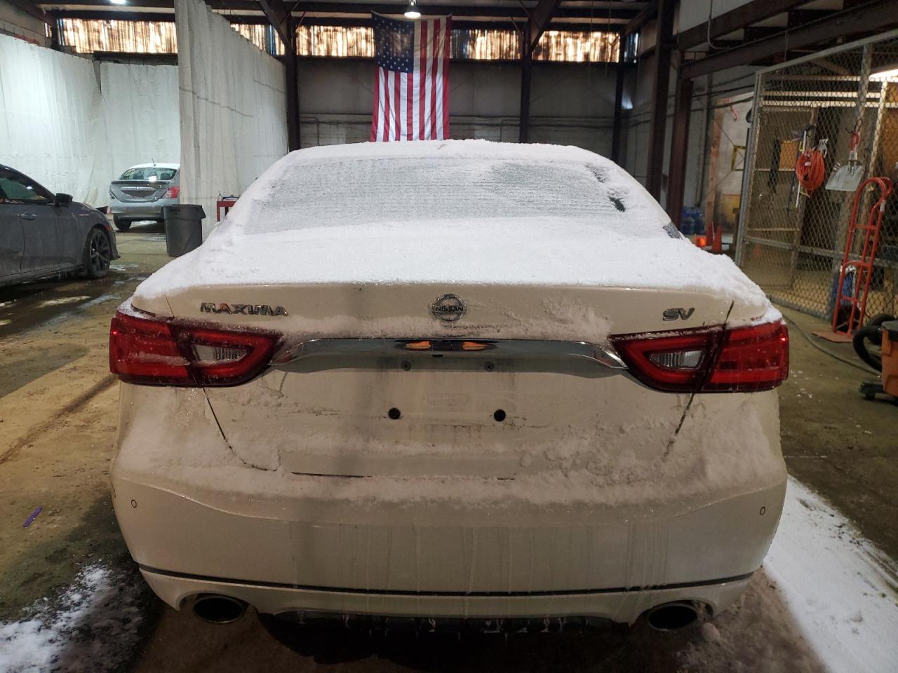 2018 Nissan Maxima VIN 1N4AA6AP9JC407353 Copart auction photo, side / front end damage thumbnail 6
