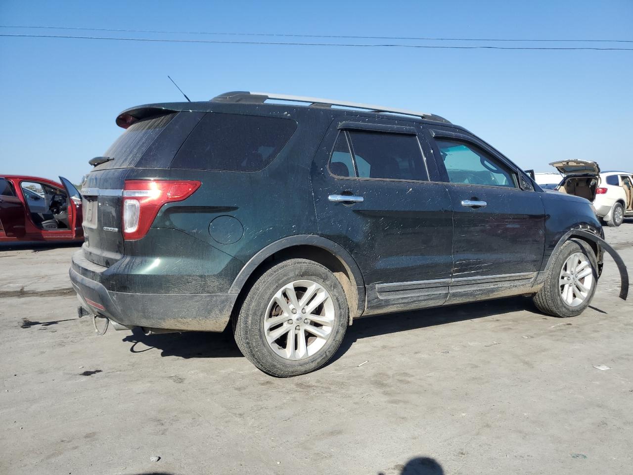 2013 Ford Explorer VIN 1FM5K7D86DGA29925 Copart auction photo, front end damage thumbnail 3