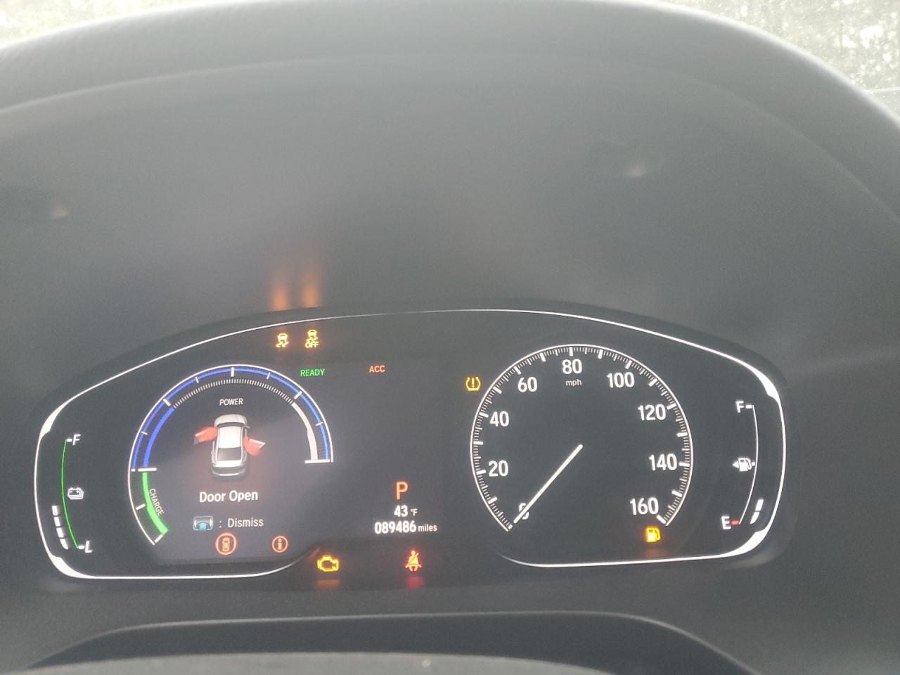 2019 Honda Insight VIN 19XZE4F57KE004348 Copart auction photo, rear end damage thumbnail 9