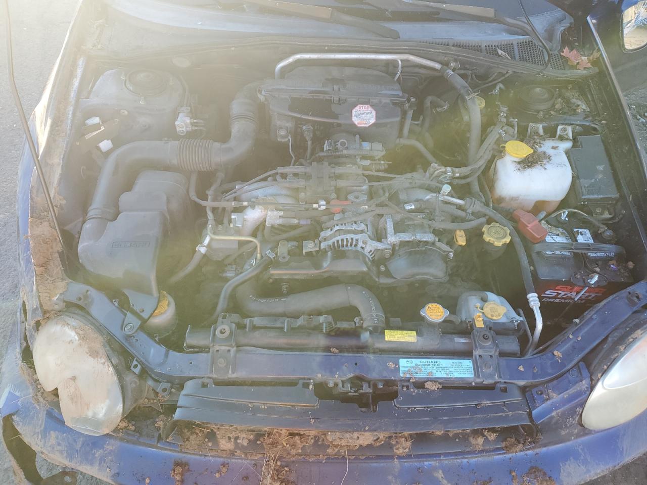 2003 Subaru Impreza VIN JF1GD67563G501869 Copart auction photo, all over damage thumbnail 11