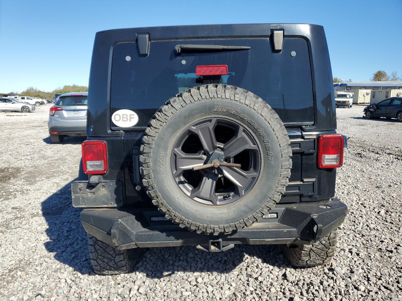 2011 Jeep Wrangler VIN 1J4BA5H14BL506670 Copart auction photo, side damage thumbnail 6