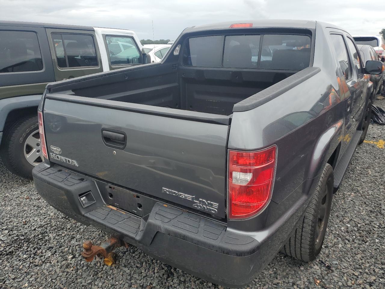 2011 Honda Ridgeline VIN 5FPYK1F25BB008666 Copart auction photo, water/flood damage thumbnail 6