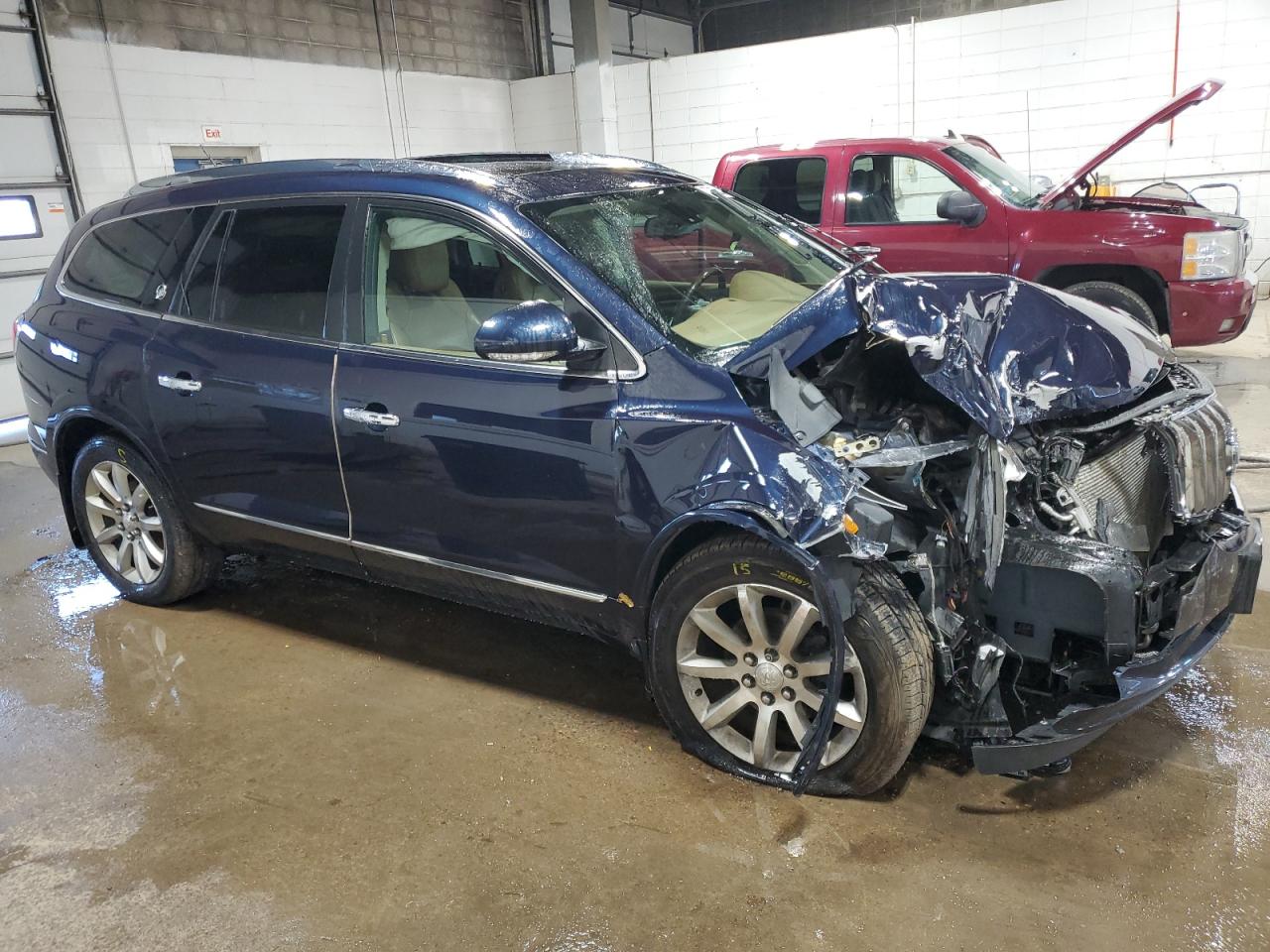 2015 Buick Enclave VIN 5GAKVCKD3FJ385957 Copart auction photo, front end damage thumbnail 4