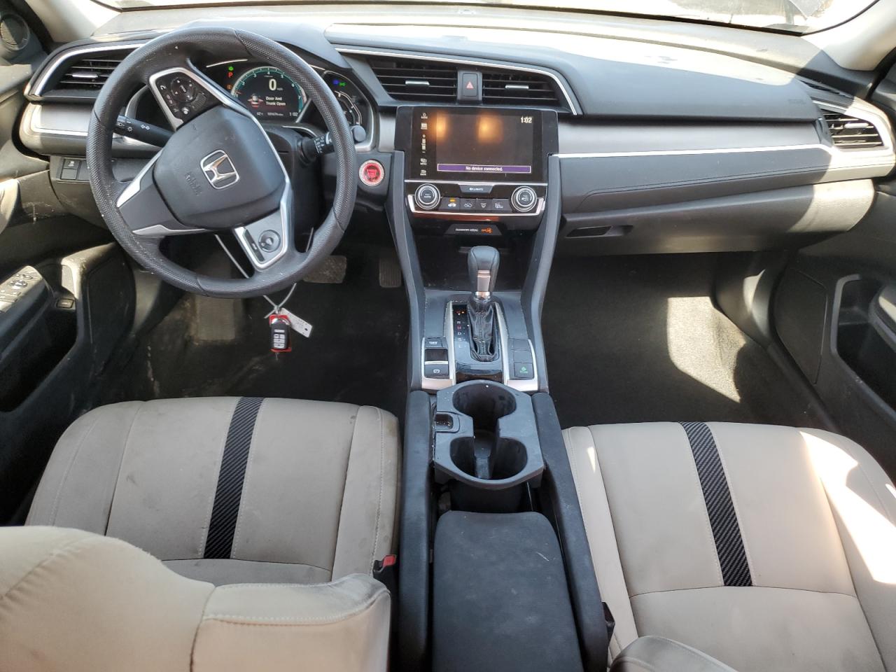 2017 Honda Civic VIN 19XFC2F76HE014537 Copart auction photo, rear end / side damage thumbnail 8