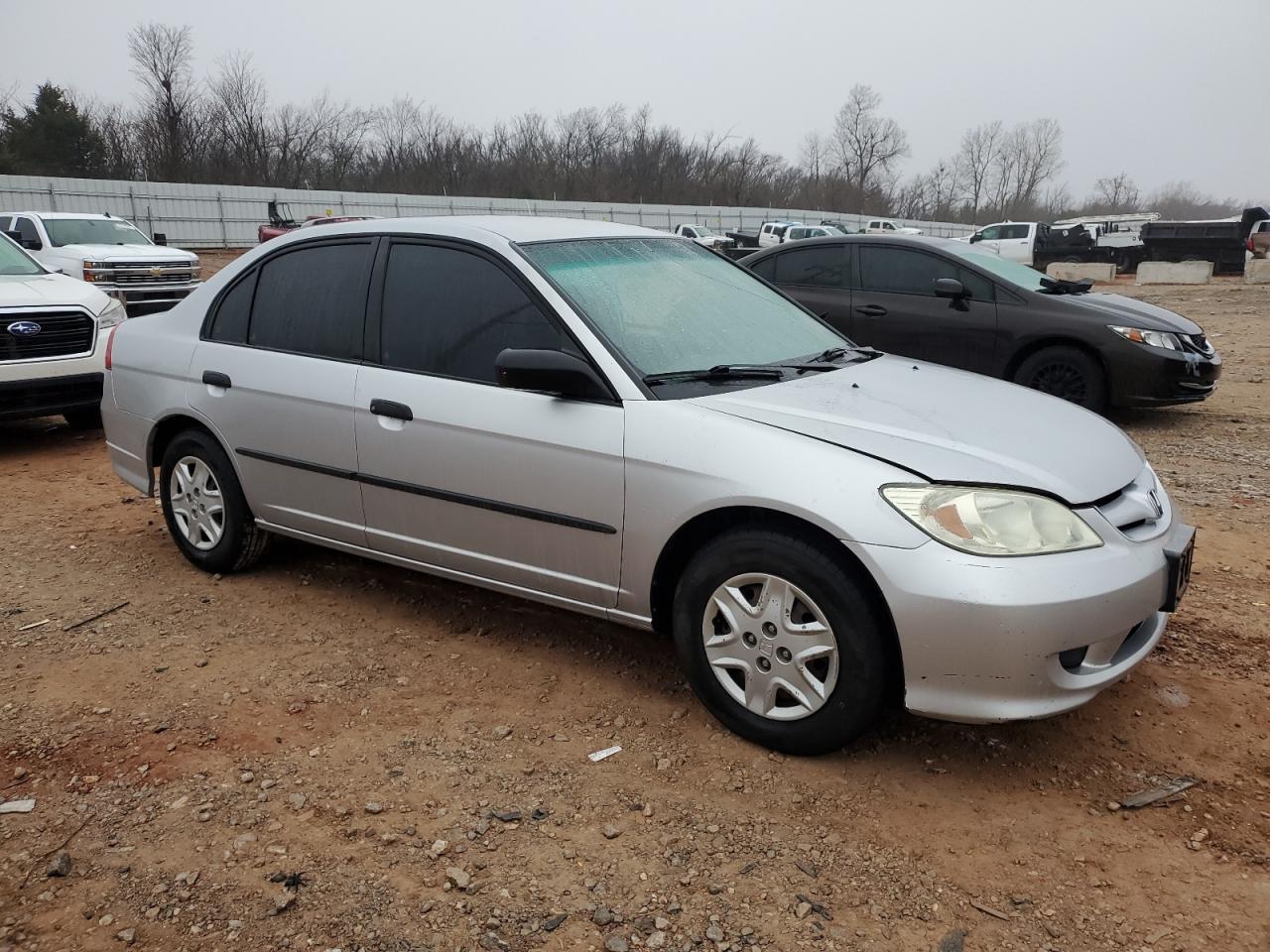 2004 Honda Civic VIN 2HGES16334H621615 Copart auction photo, side / minor dent/scratches damage thumbnail 4