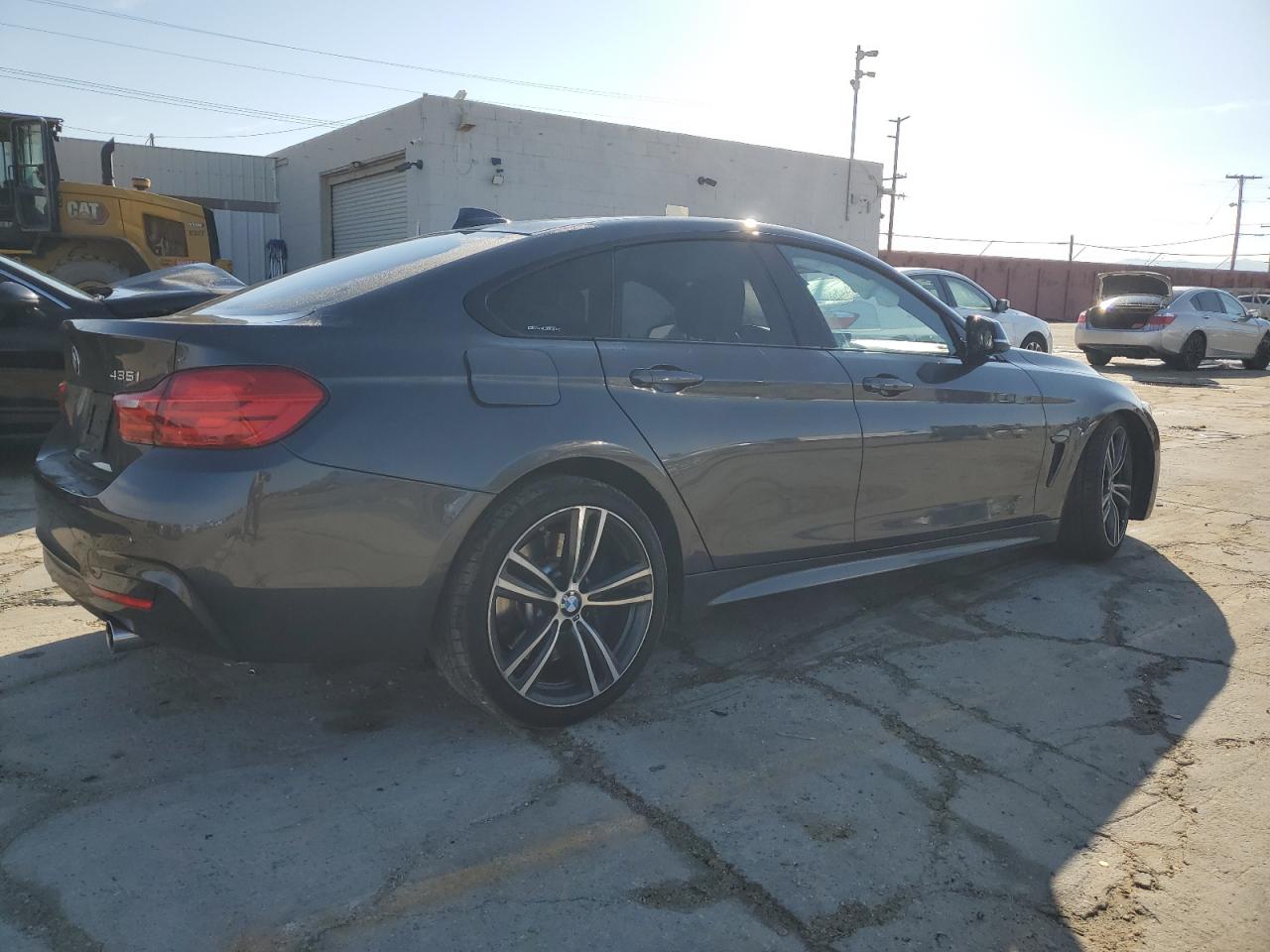 2016 BMW 4er VIN WBA4B1C50GG241953 Copart auction photo, side / front end damage thumbnail 3