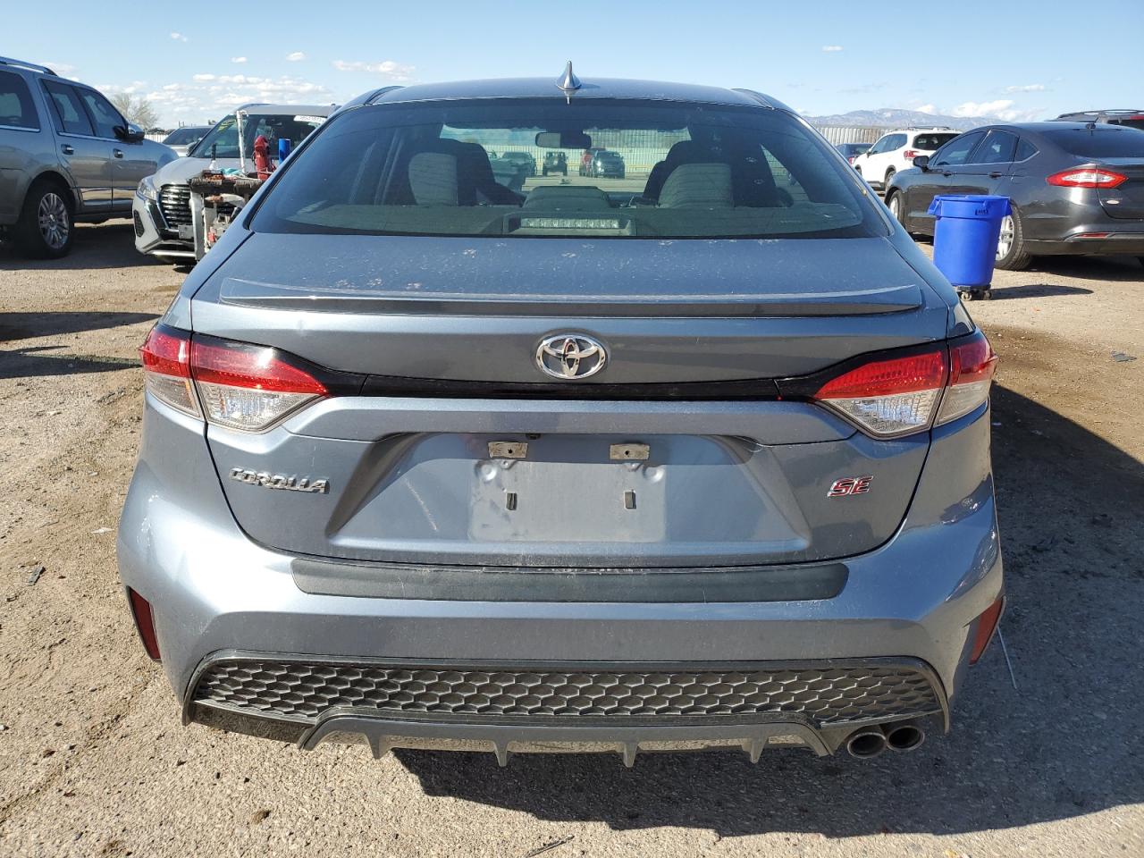 2020 Toyota Corolla VIN 5YFS4RCEXLP055221 Copart auction photo, vandalism / side damage thumbnail 6