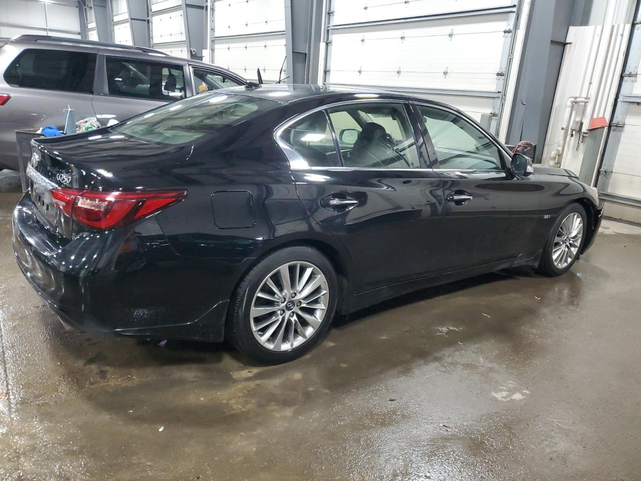 2018 Infiniti Q50 VIN JN1EV7AR8JM442132 Copart auction photo, front end damage thumbnail 3