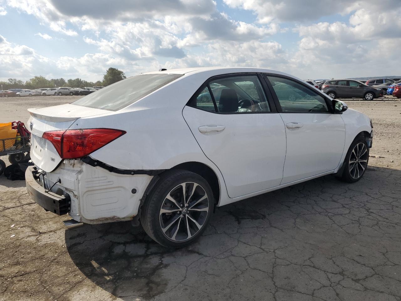 2017 Toyota Corolla VIN 2T1BURHE7HC803178 Copart auction photo, front end / rear end damage thumbnail 3