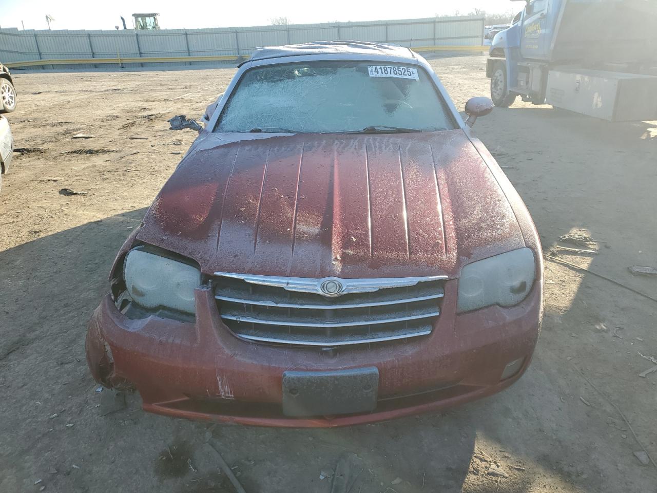 2006 Chrysler Crossfire VIN 1C3AN65L26X062452 Copart auction photo, side / front end damage thumbnail 5