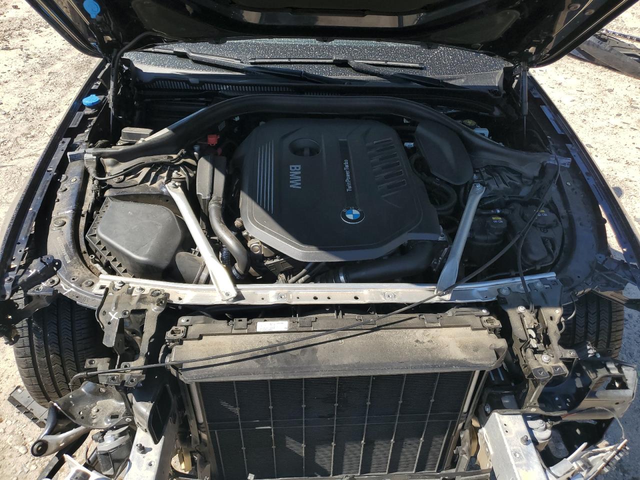 2019 BMW 5er VIN WBAJE7C58KWW19058 Copart auction photo, front end damage thumbnail 11