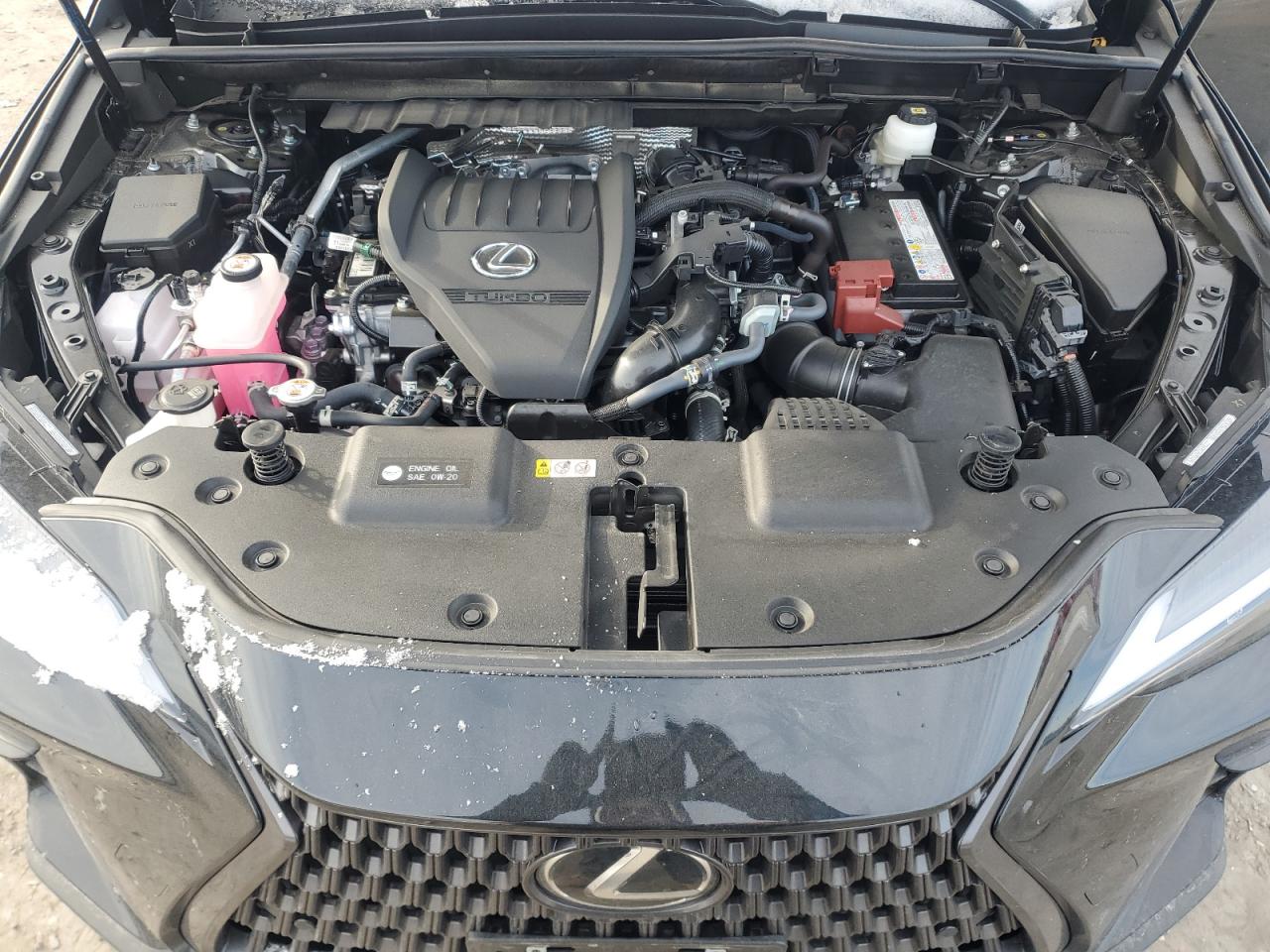 2024 Lexus NX VIN JTJGGCEZ0R2018693 Copart auction photo, side / rear end damage thumbnail 13