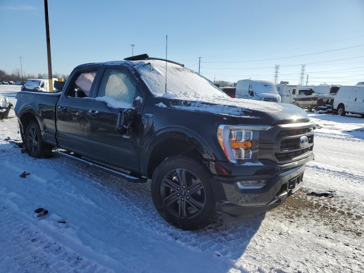 2023 Ford F-150 VIN 1FTFW1E82PFB67917 Copart auction photo, all over damage thumbnail 4