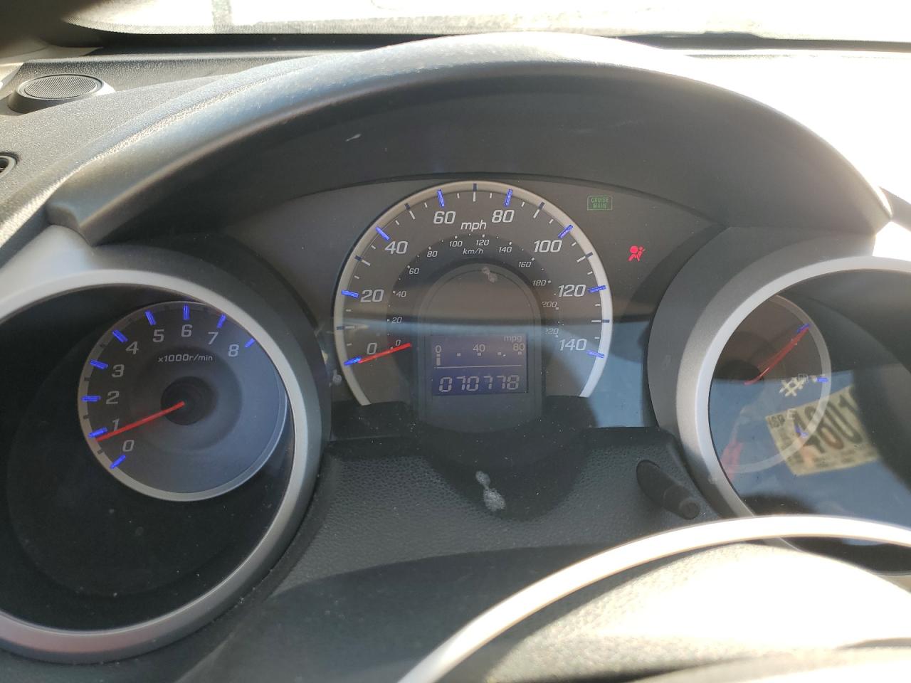 2013 Honda Fit VIN JHMGE8H3XDC065020 Copart auction photo, front end damage thumbnail 9