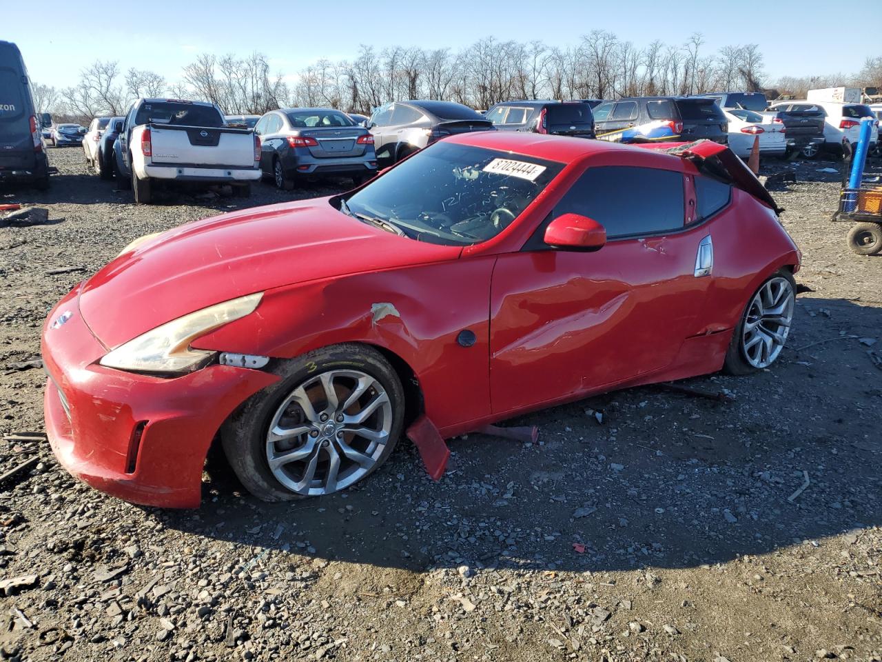 2014 Nissan 370Z VIN JN1AZ4EH7EM630228 - Copart auction photo