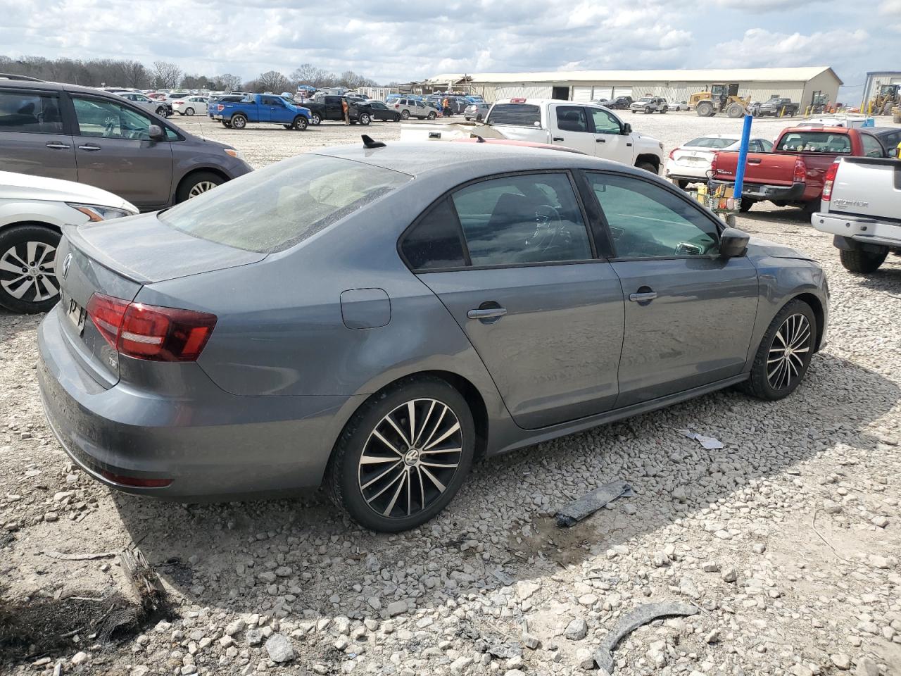 2017 Volkswagen Jetta VIN 3VWD17AJ0HM405683 Copart auction photo, front end damage thumbnail 3
