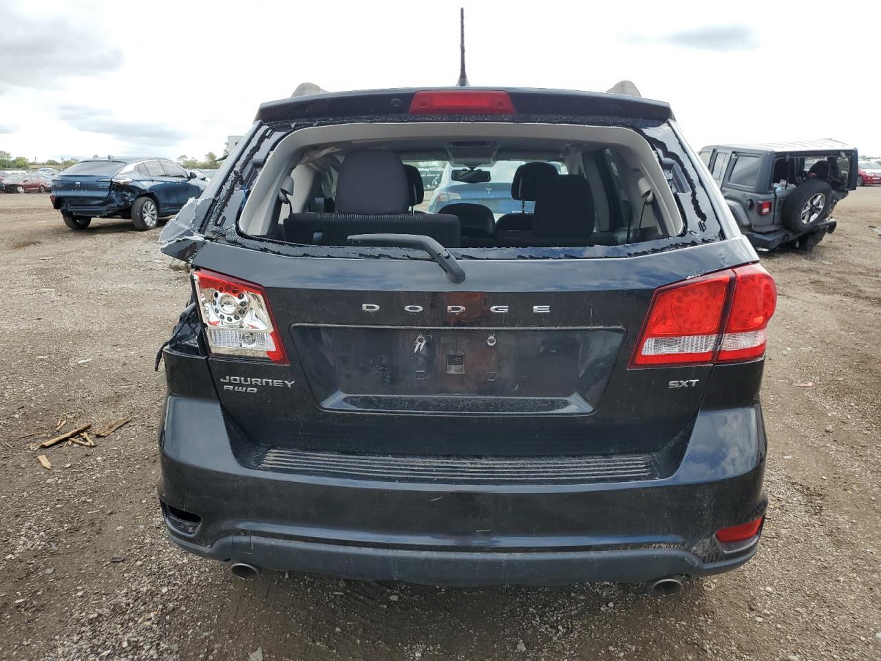 2012 Dodge Journey VIN 3C4PDDBG7CT305460 Copart auction photo, rear end damage thumbnail 6