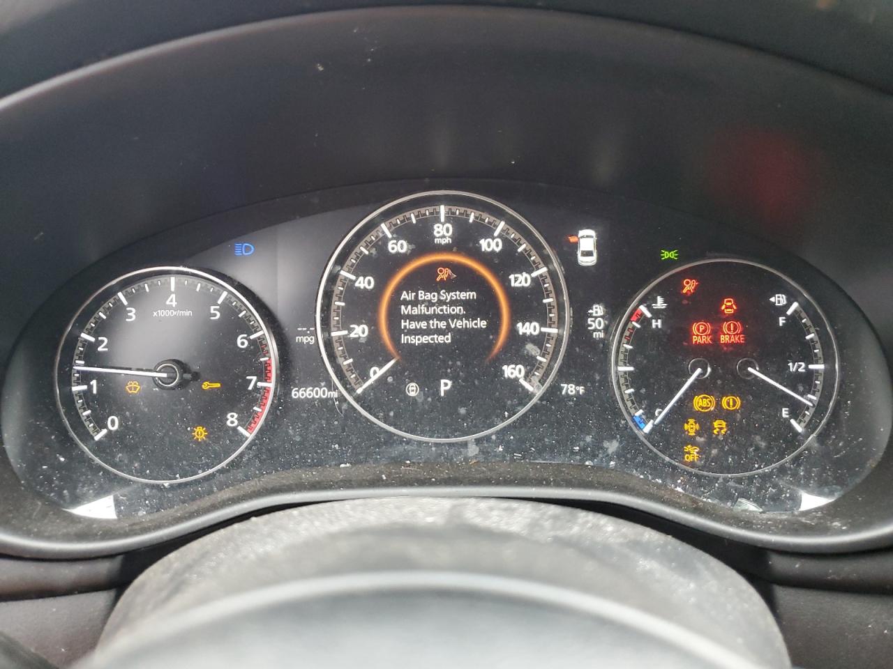 2021 Mazda 3 VIN JM1BPAAL8M1313154 Copart auction photo, rollover / top/roof damage thumbnail 9