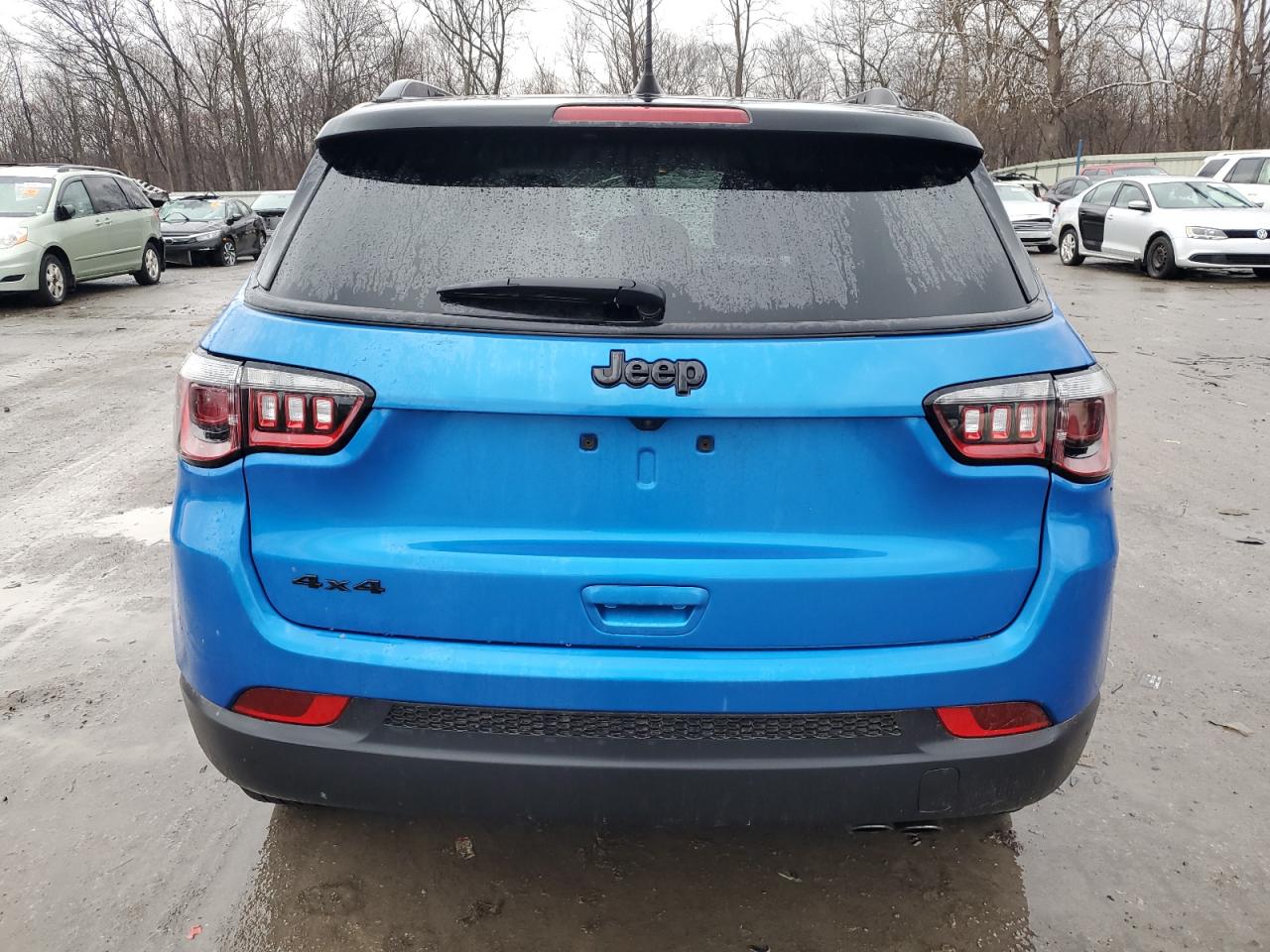 2021 Jeep Compass VIN 3C4NJDBB7MT506295 Copart auction photo, rollover damage thumbnail 6