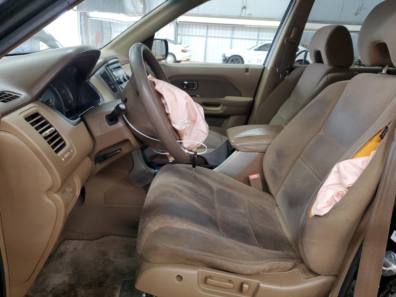 2006 Honda Pilot VIN 2HKYF18496H501527 Copart auction photo, side damage thumbnail 7