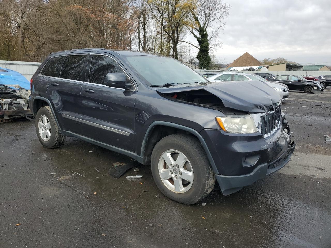 2012 Jeep Grand Cherokee VIN 1C4RJEAG3CC334328 Copart auction photo, all over damage thumbnail 4