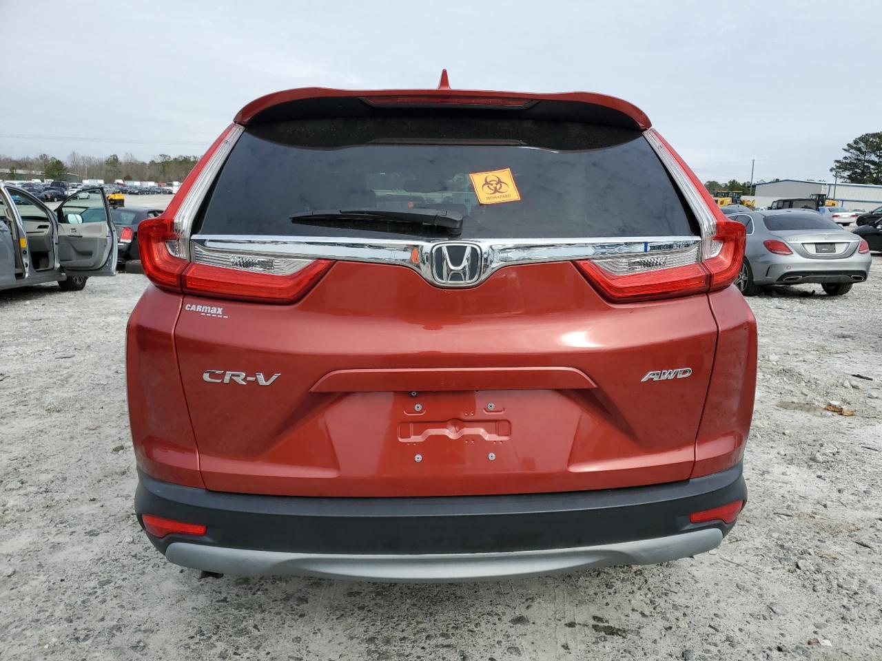2019 Honda CR-V VIN 2HKRW2H80KH638962 Copart auction photo, front end damage thumbnail 6