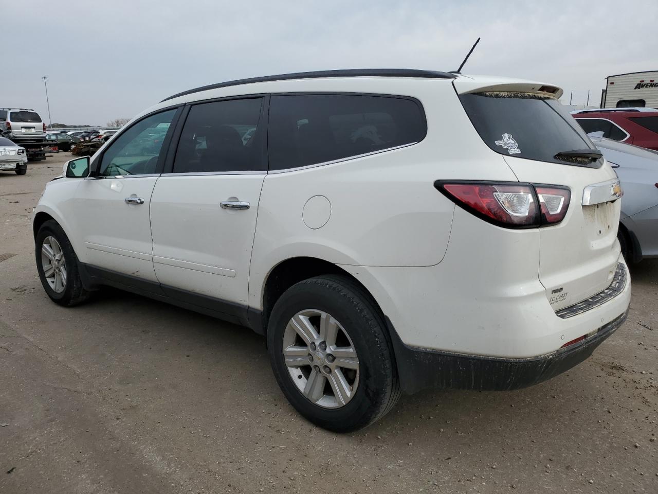 2013 Chevrolet Traverse VIN 1GNKVJKD6DJ218063 Copart auction photo, front end / side damage thumbnail 2