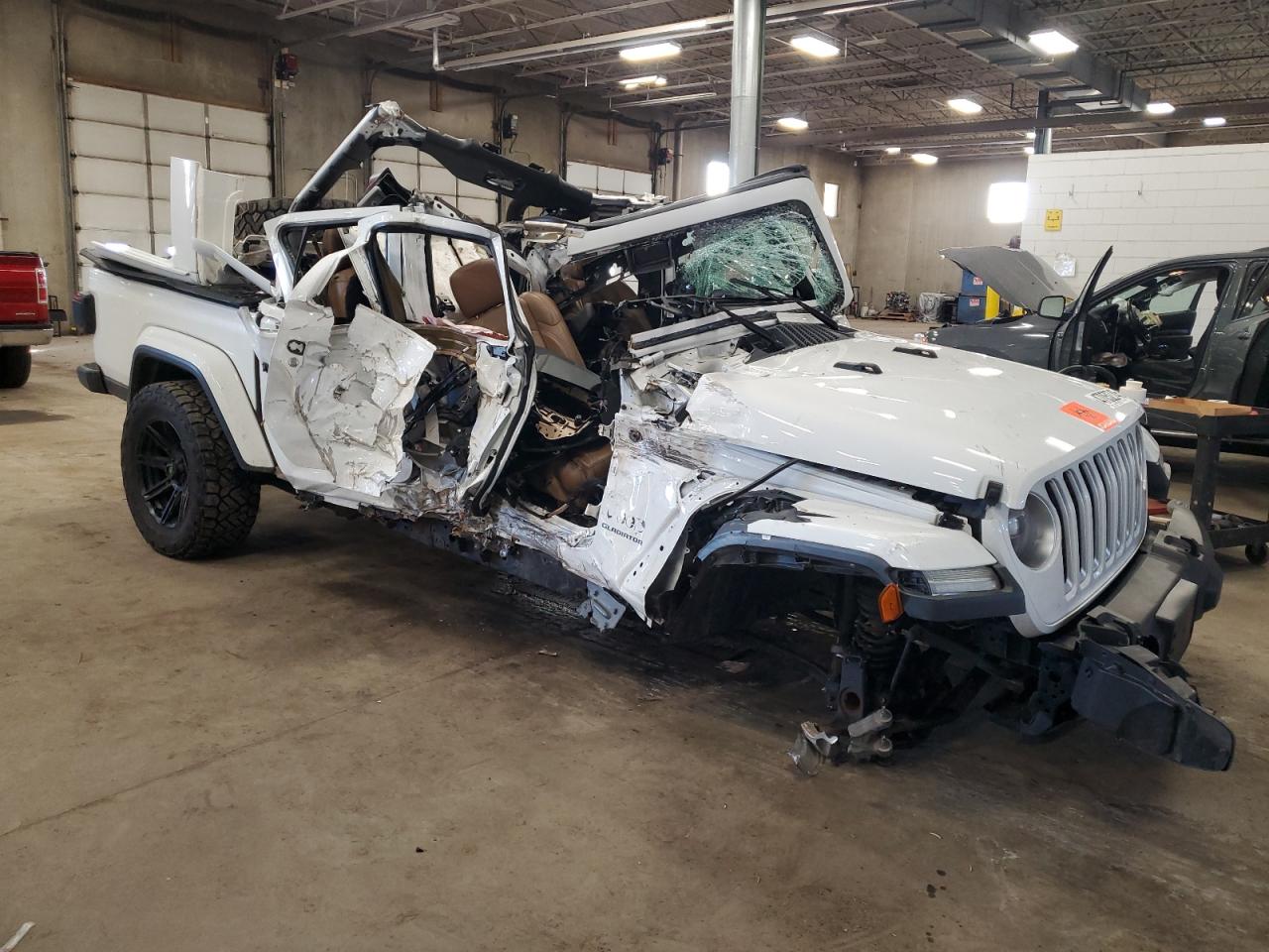 2020 Jeep Gladiator VIN 1C6HJTFG8LL154035 Copart auction photo, rollover damage thumbnail 4