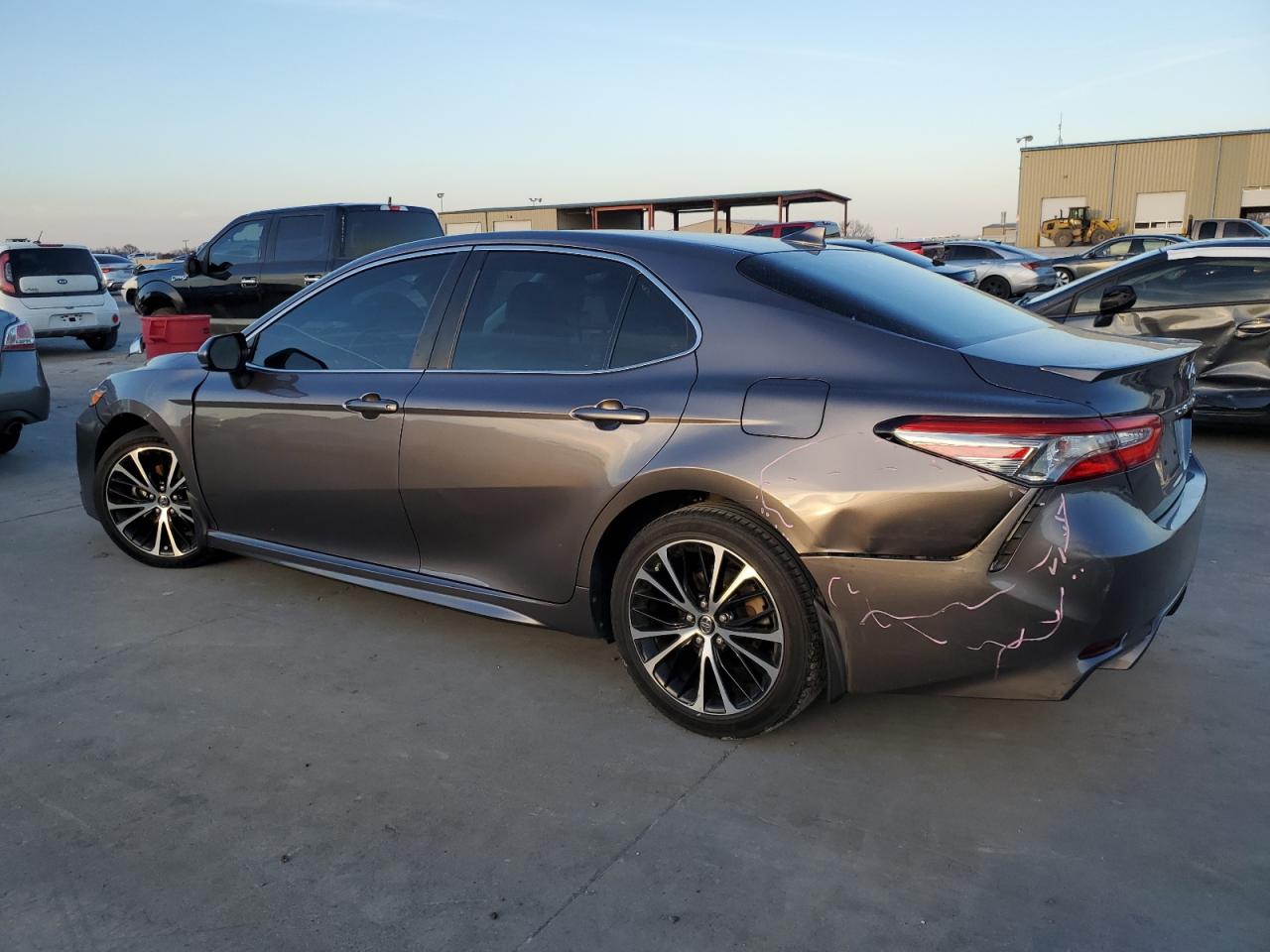 2019 Toyota Camry VIN 4T1B11HK1KU223835 Copart auction photo, front end / rear end damage thumbnail 2