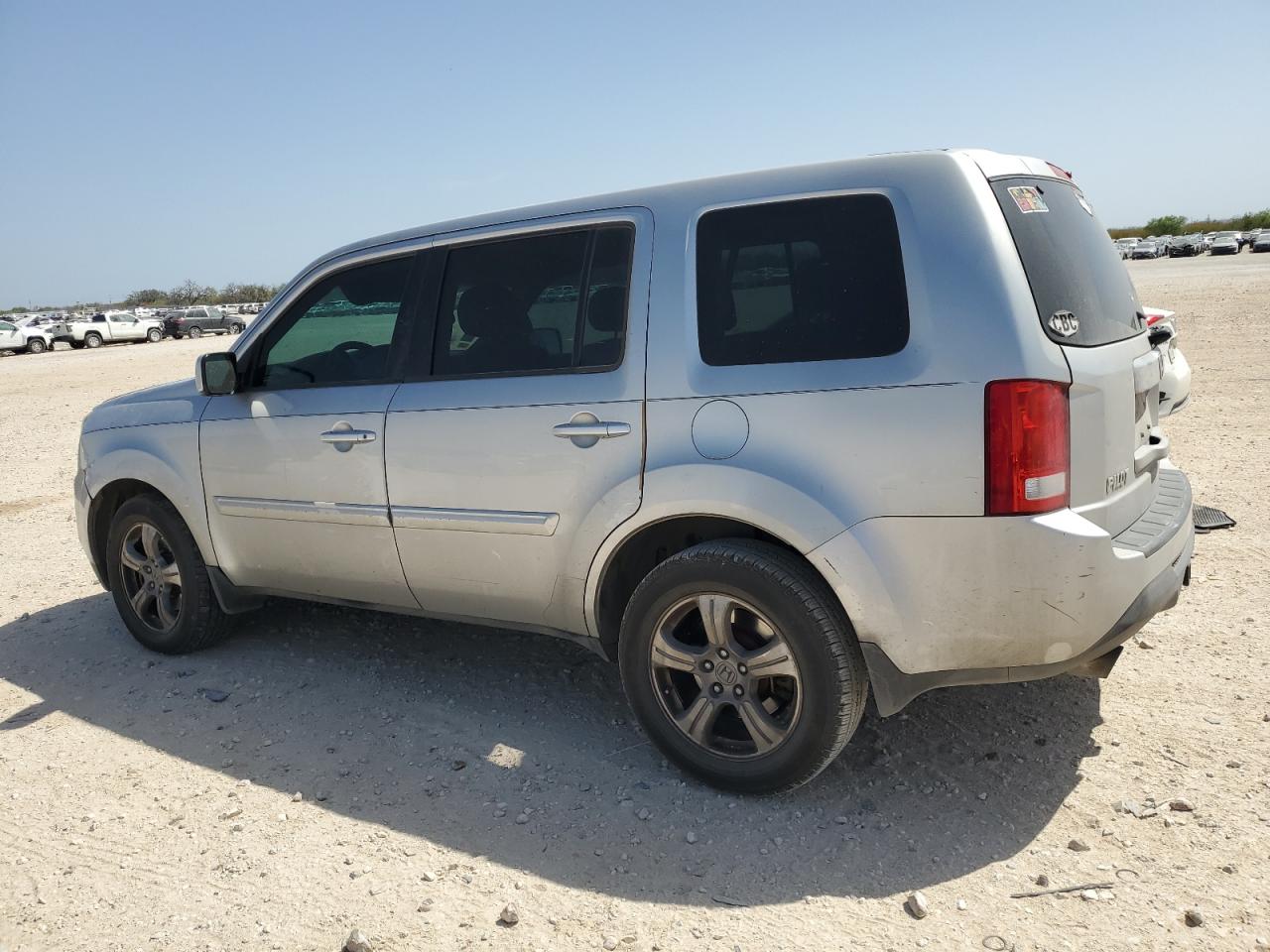 2014 Honda Pilot VIN 5FNYF3H47EB020782 Copart auction photo, front end / side damage thumbnail 2